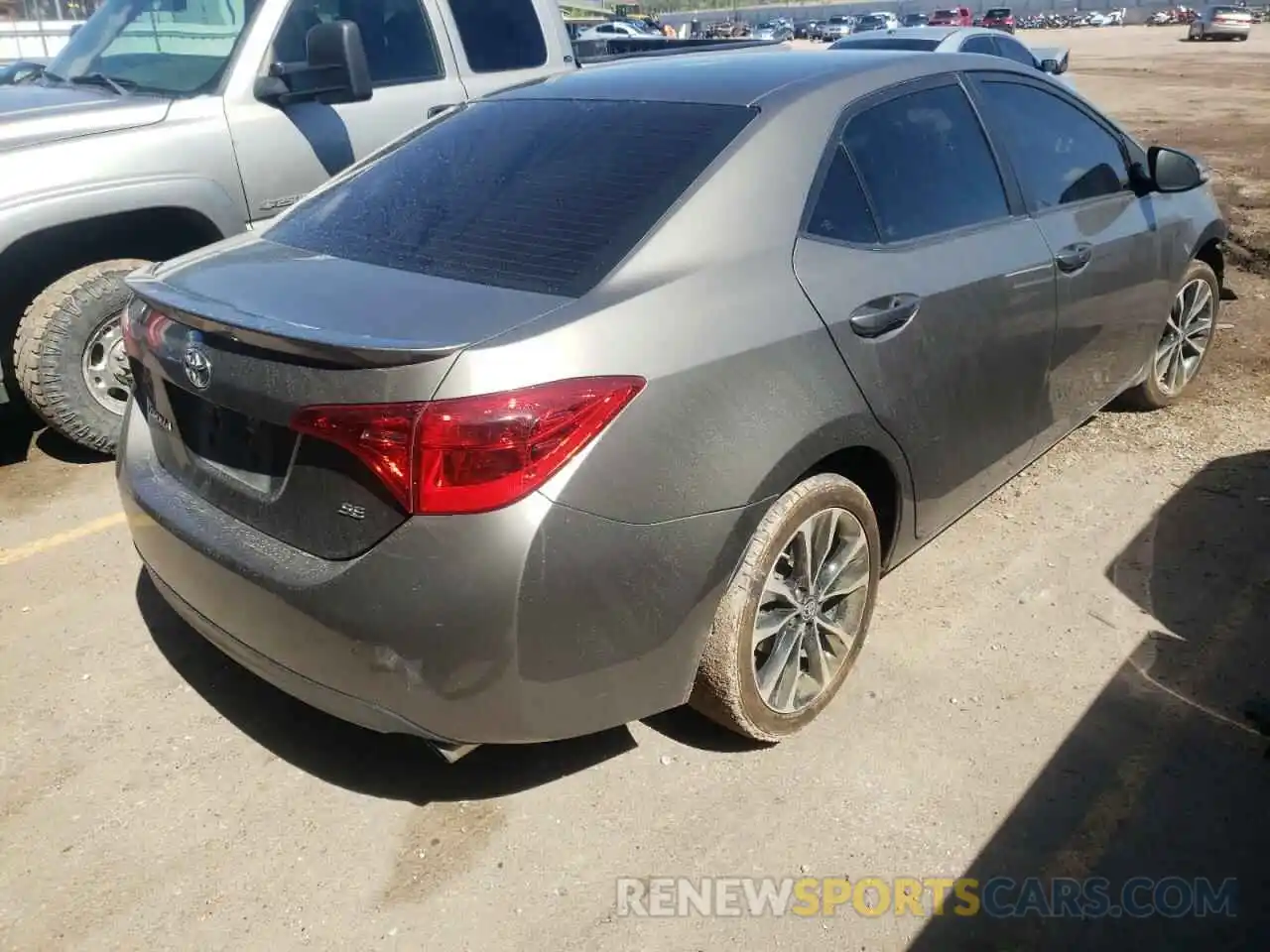 4 Photograph of a damaged car 5YFBURHE3KP882095 TOYOTA COROLLA 2019