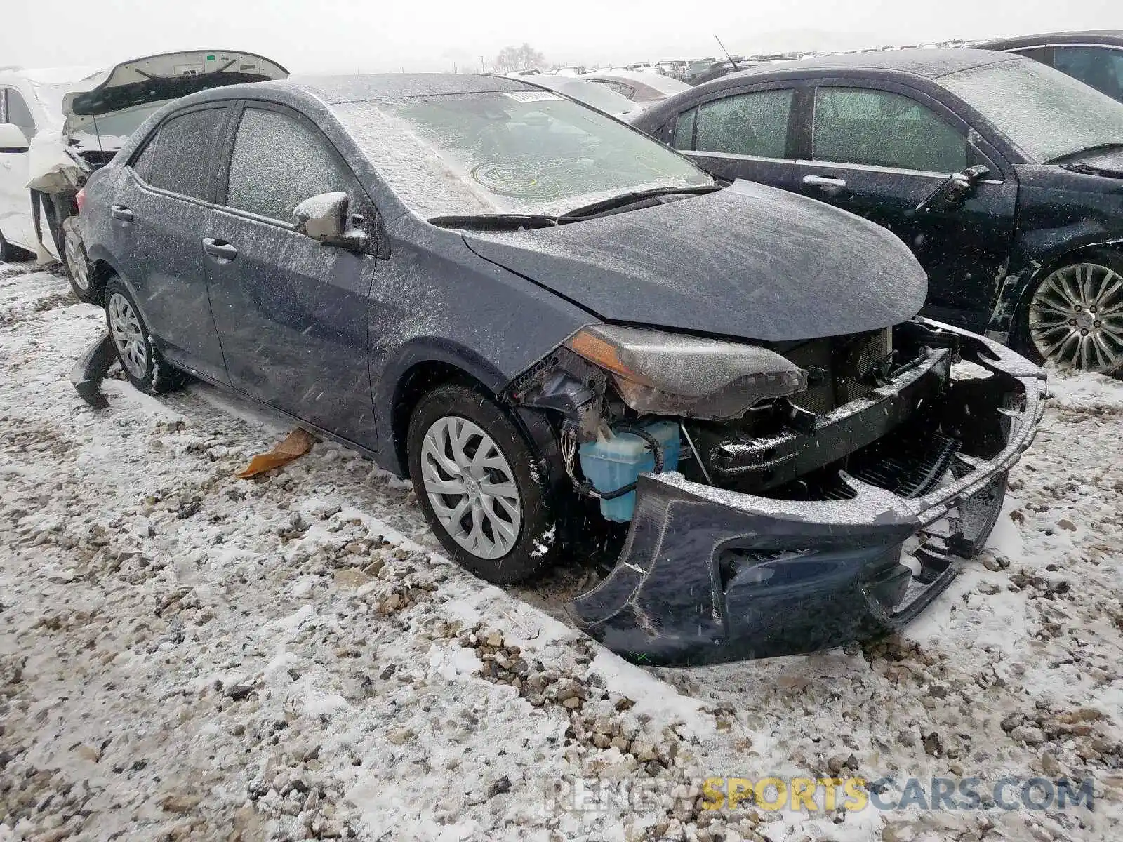 1 Photograph of a damaged car 5YFBURHE3KP882226 TOYOTA COROLLA 2019