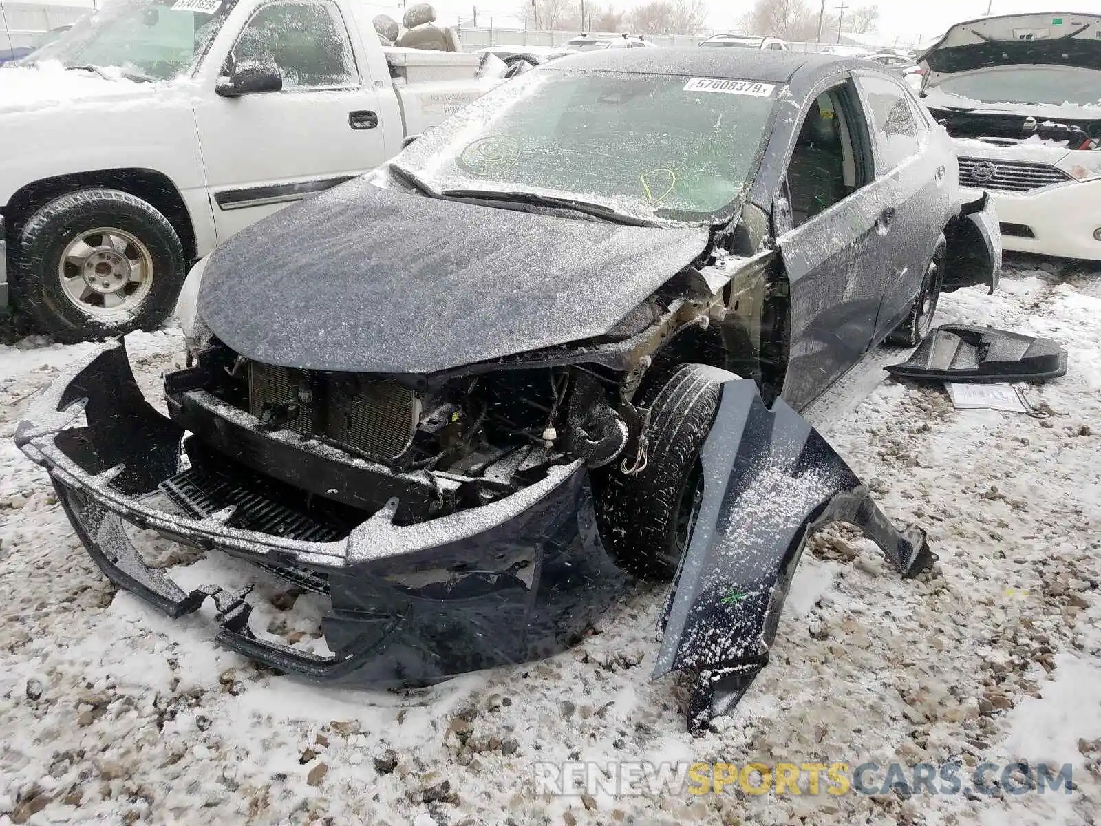 2 Photograph of a damaged car 5YFBURHE3KP882226 TOYOTA COROLLA 2019