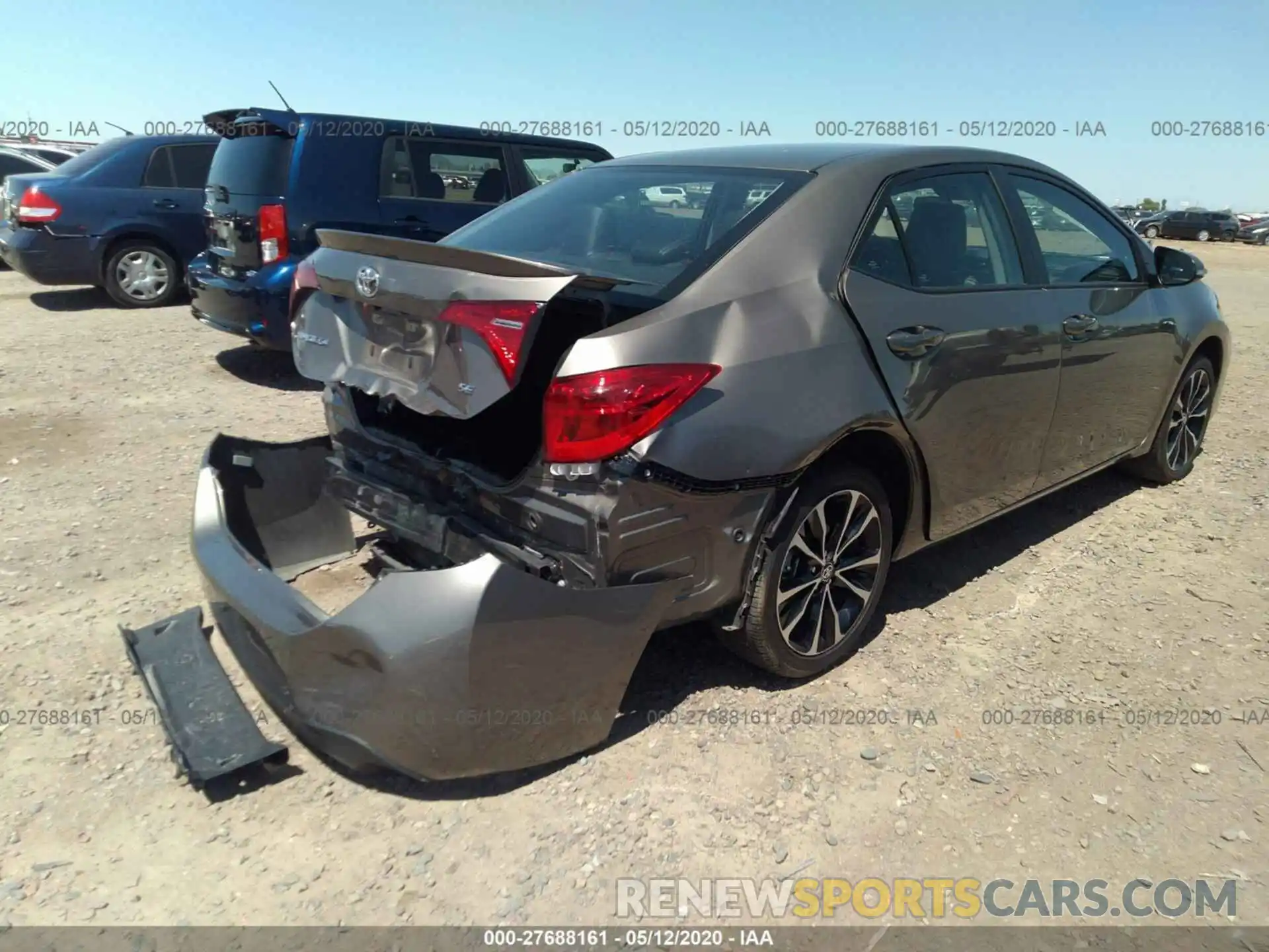 4 Photograph of a damaged car 5YFBURHE3KP882582 TOYOTA COROLLA 2019