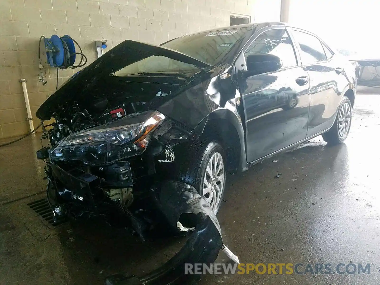 2 Photograph of a damaged car 5YFBURHE3KP882985 TOYOTA COROLLA 2019