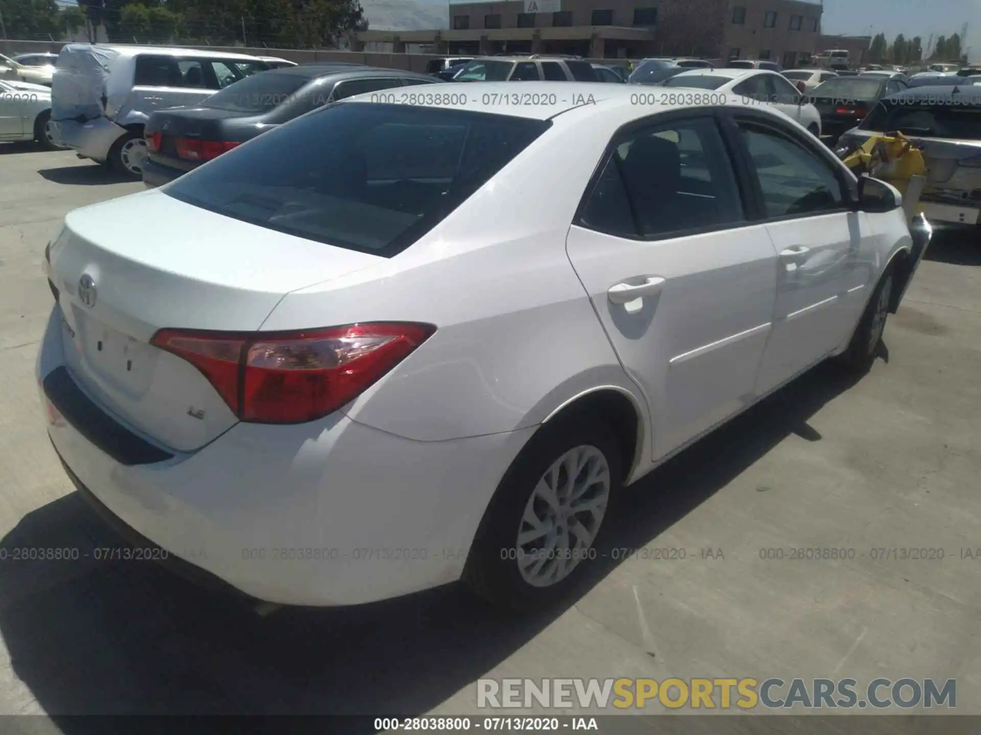 4 Photograph of a damaged car 5YFBURHE3KP883165 TOYOTA COROLLA 2019