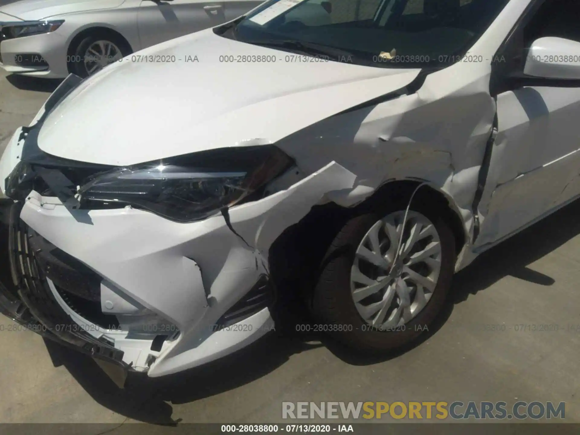 6 Photograph of a damaged car 5YFBURHE3KP883165 TOYOTA COROLLA 2019