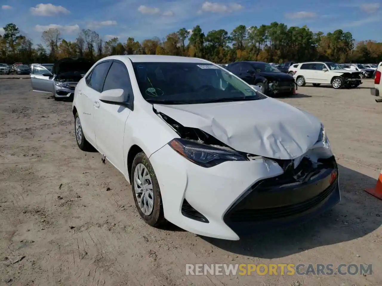 1 Photograph of a damaged car 5YFBURHE3KP883179 TOYOTA COROLLA 2019