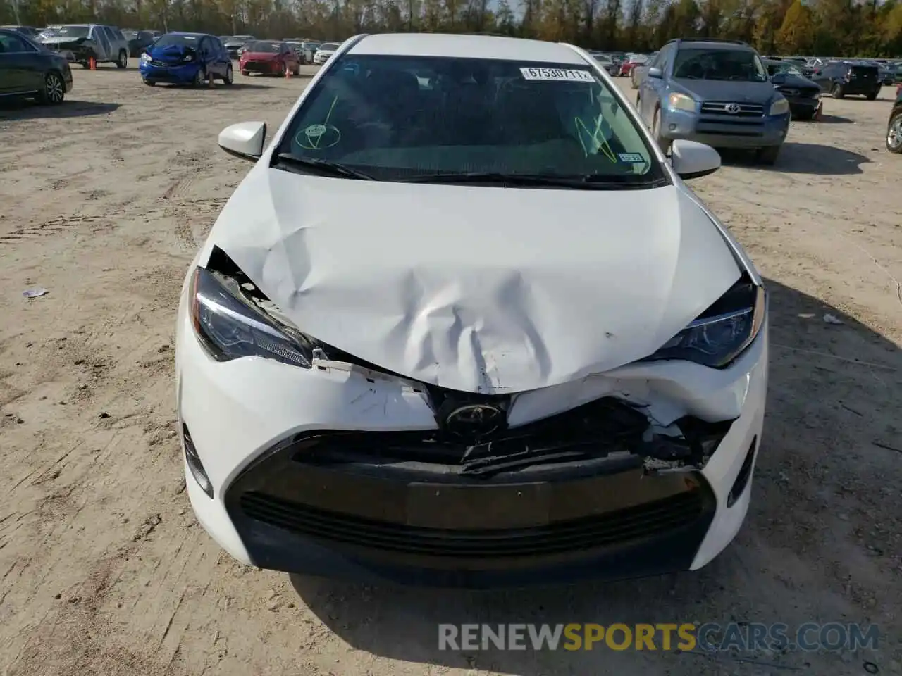 9 Photograph of a damaged car 5YFBURHE3KP883179 TOYOTA COROLLA 2019