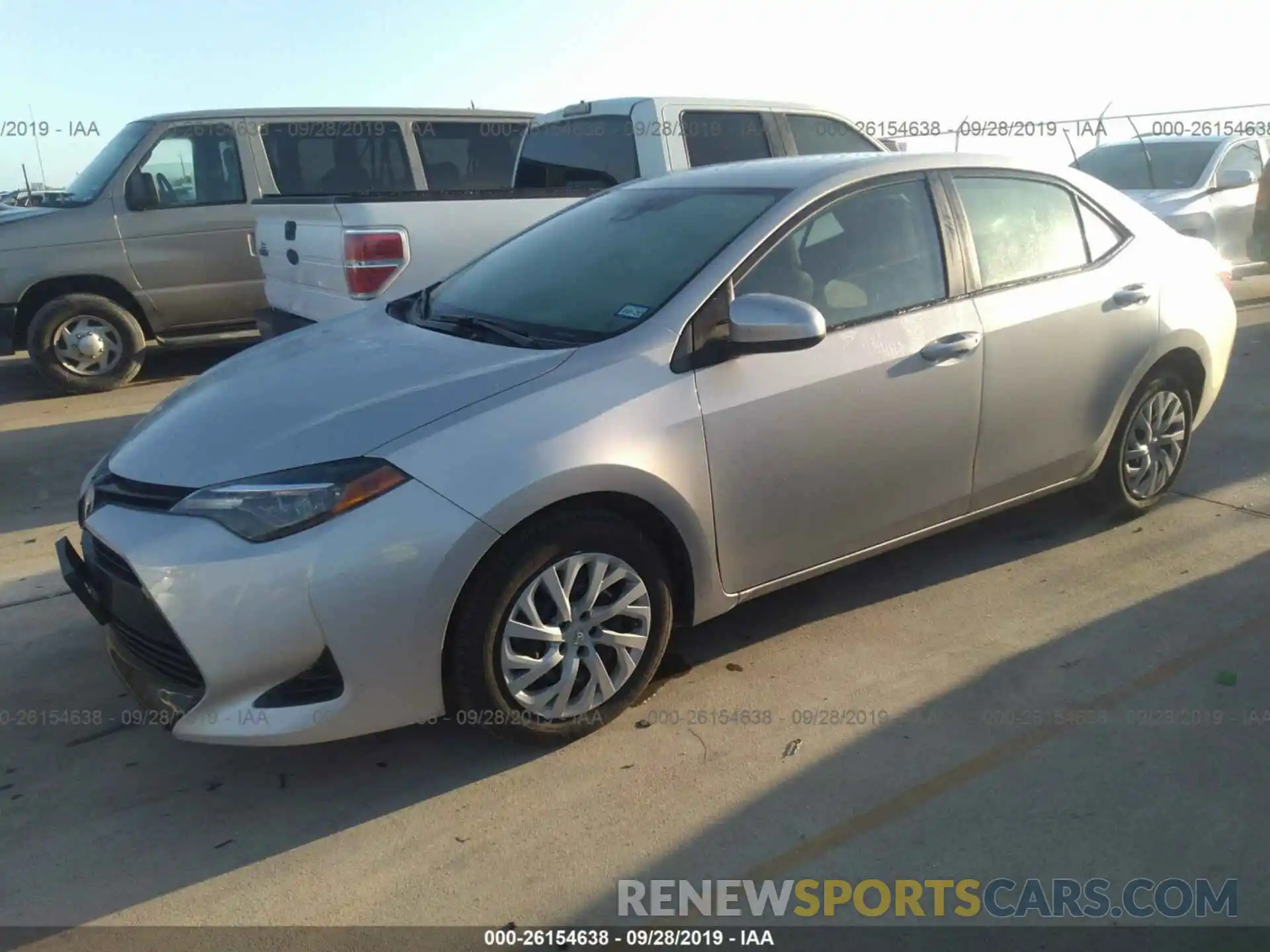 2 Photograph of a damaged car 5YFBURHE3KP883490 TOYOTA COROLLA 2019