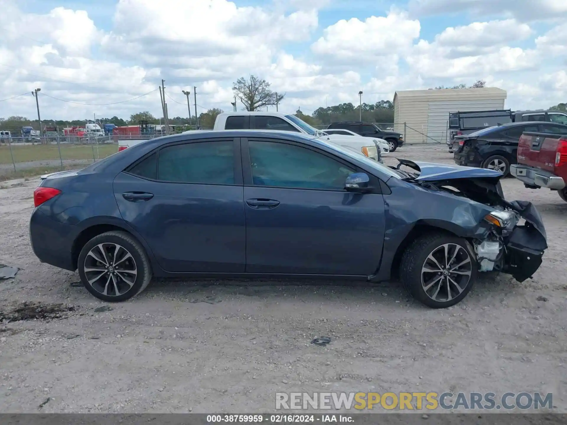 13 Photograph of a damaged car 5YFBURHE3KP884123 TOYOTA COROLLA 2019