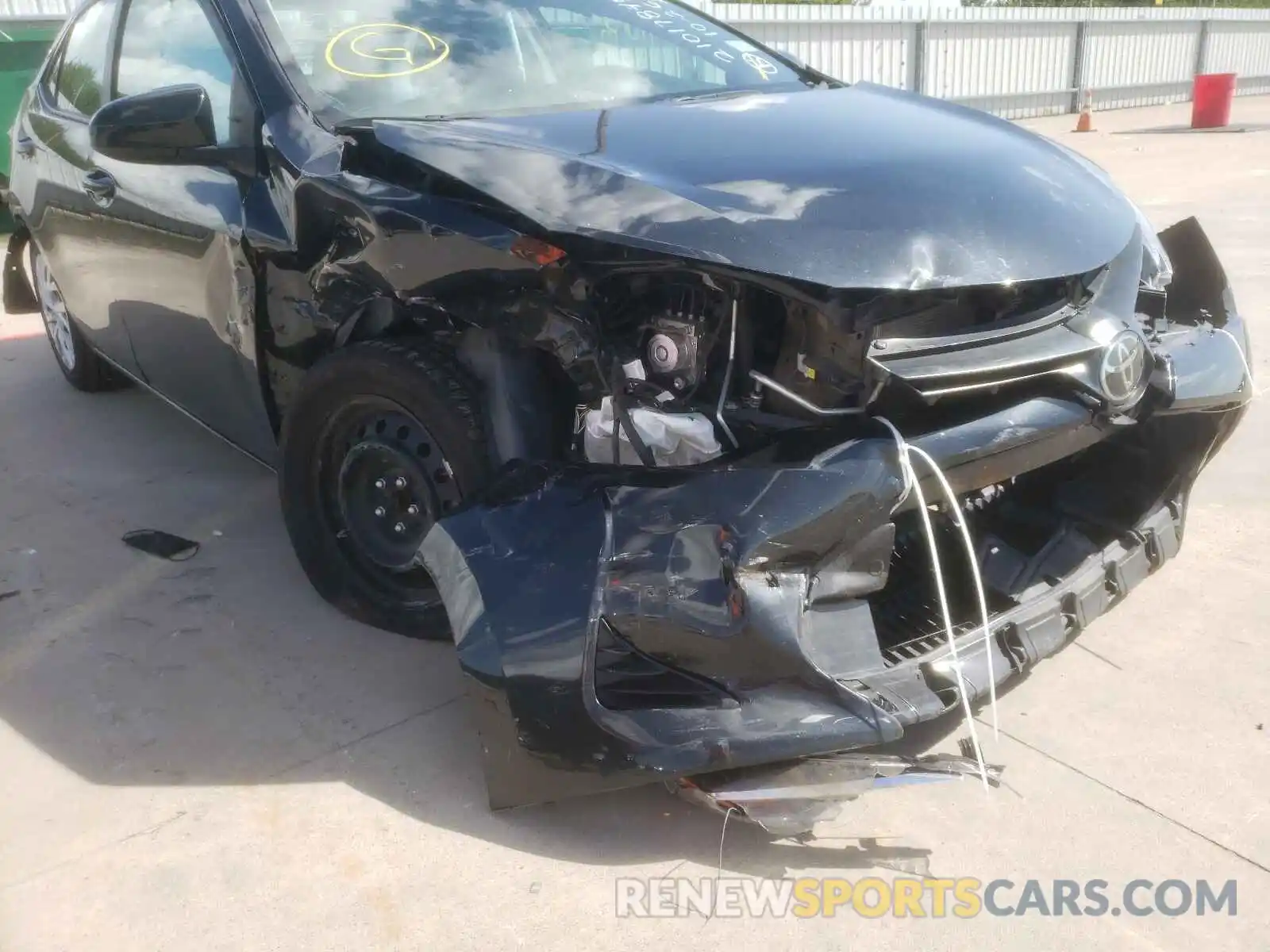 9 Photograph of a damaged car 5YFBURHE3KP884543 TOYOTA COROLLA 2019