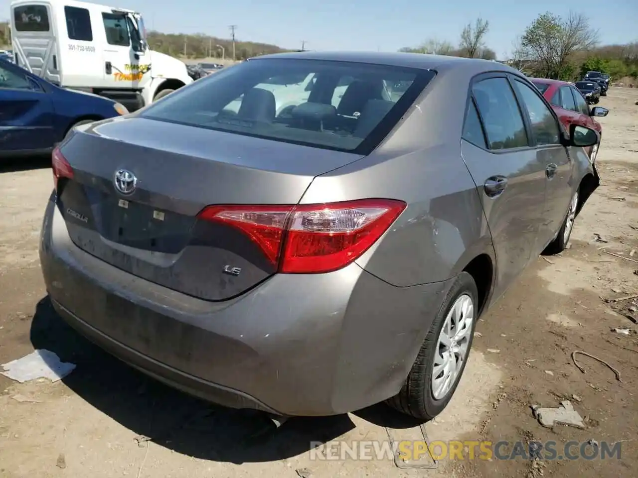 4 Photograph of a damaged car 5YFBURHE3KP884705 TOYOTA COROLLA 2019