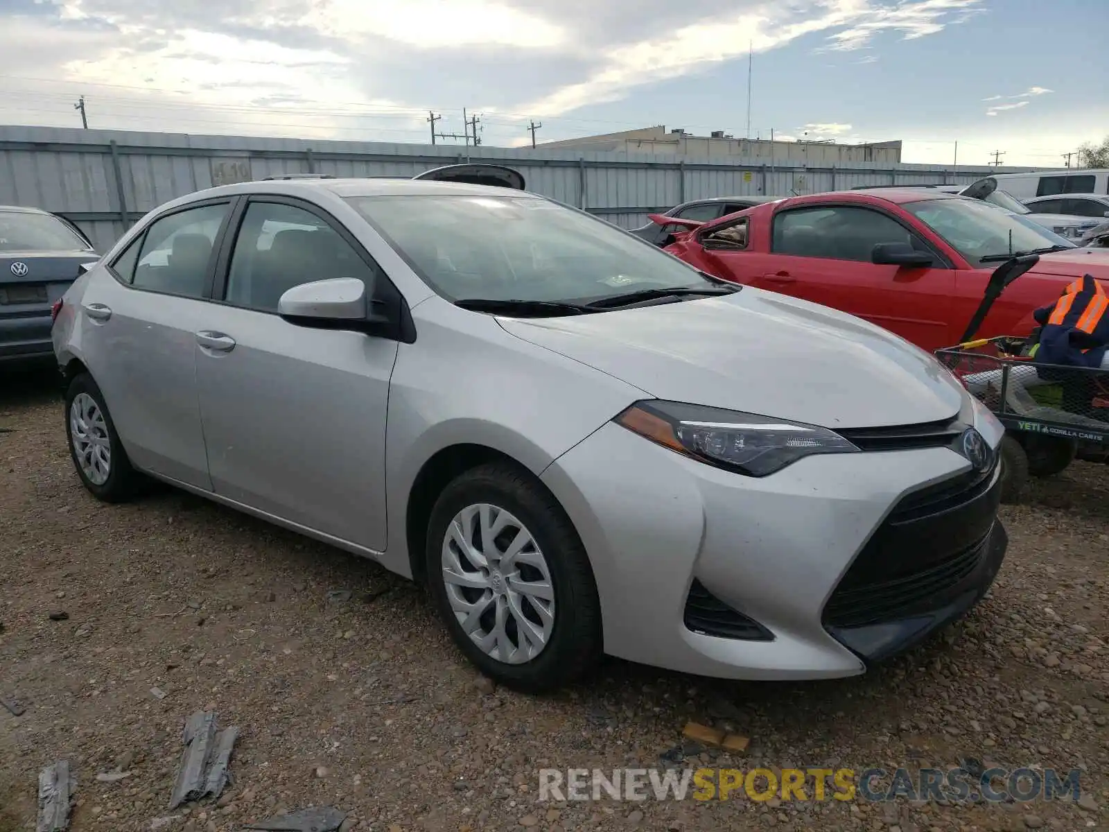 1 Photograph of a damaged car 5YFBURHE3KP884820 TOYOTA COROLLA 2019