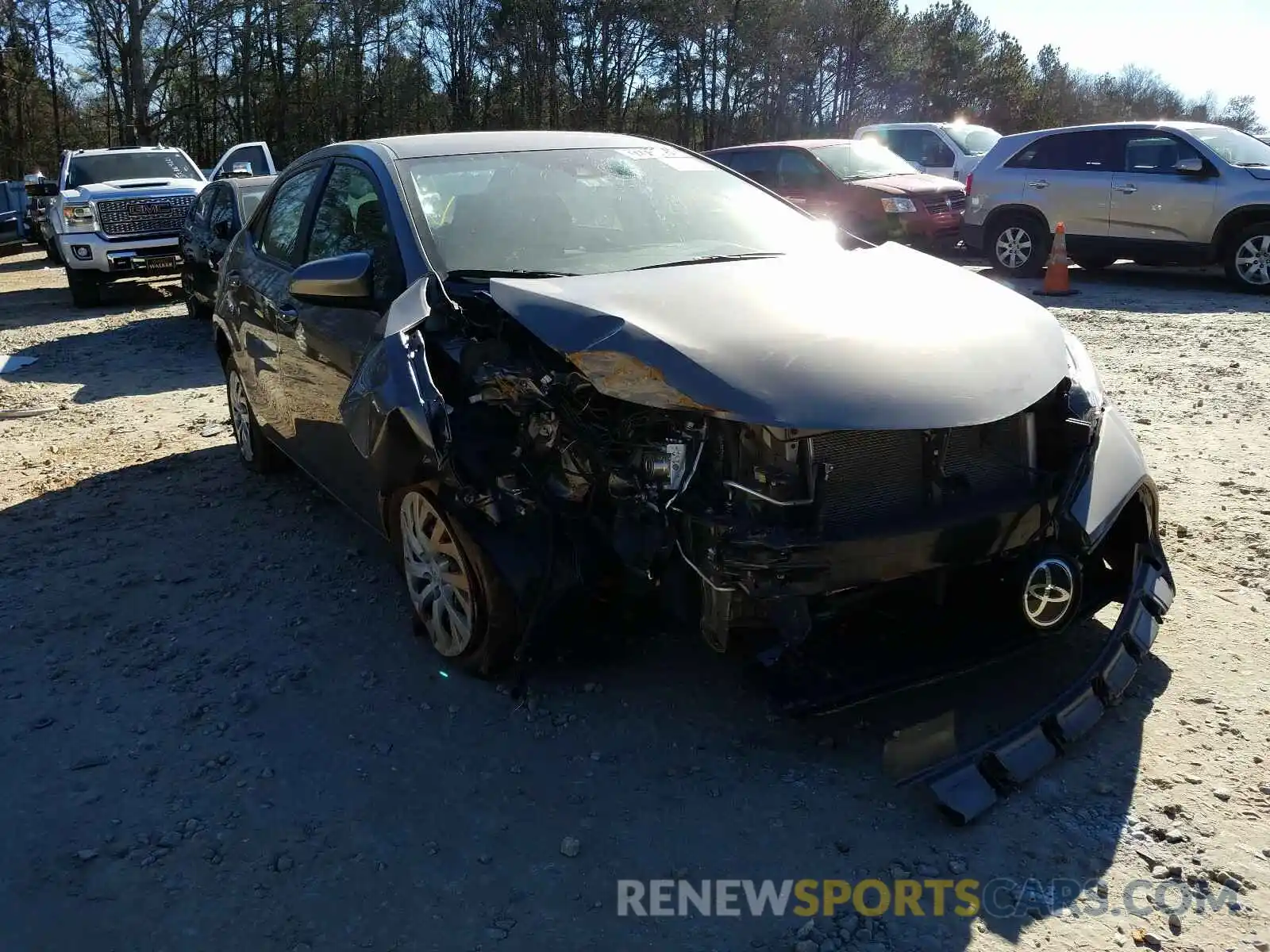 1 Photograph of a damaged car 5YFBURHE3KP884946 TOYOTA COROLLA 2019