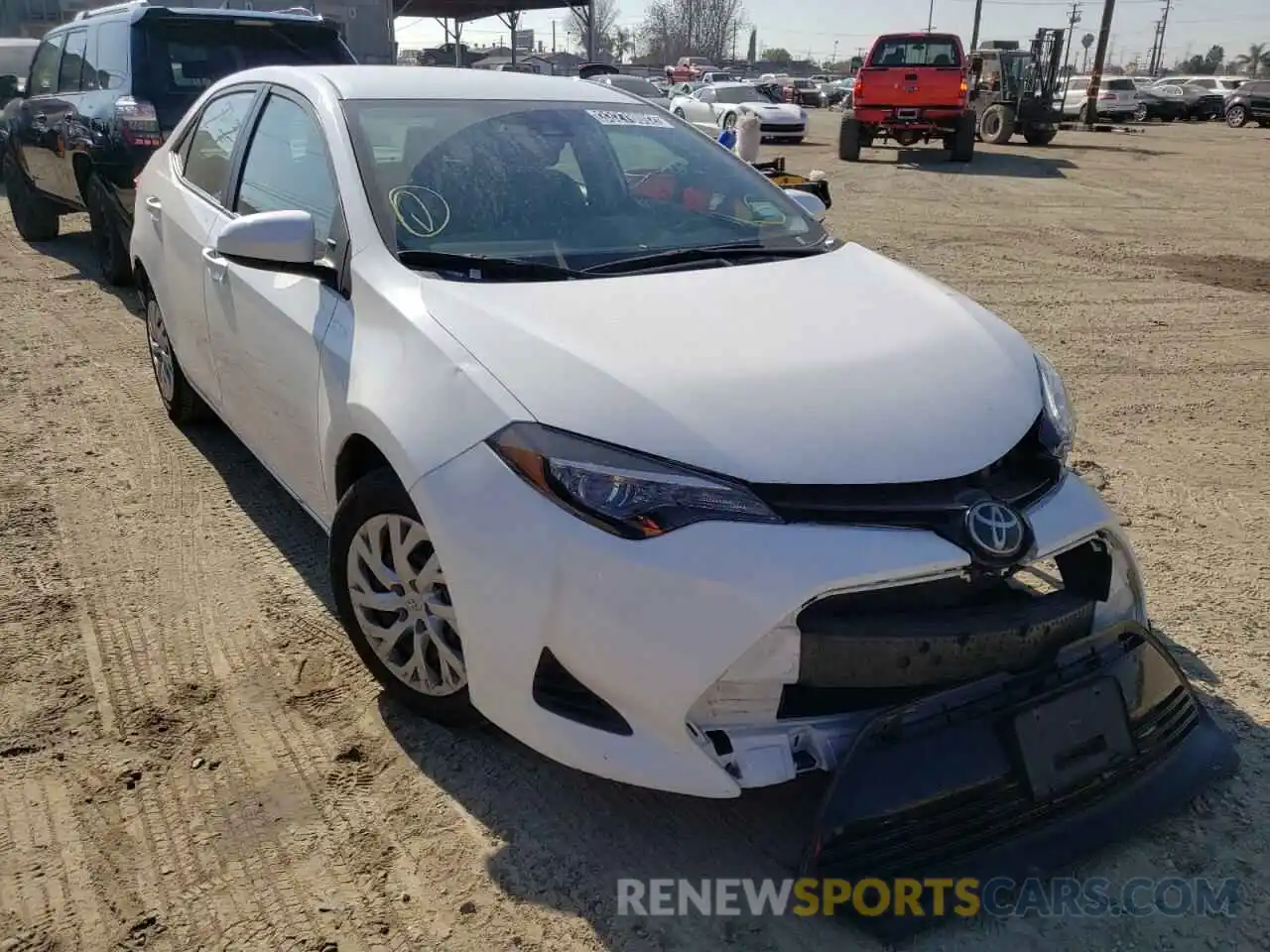 1 Photograph of a damaged car 5YFBURHE3KP885014 TOYOTA COROLLA 2019