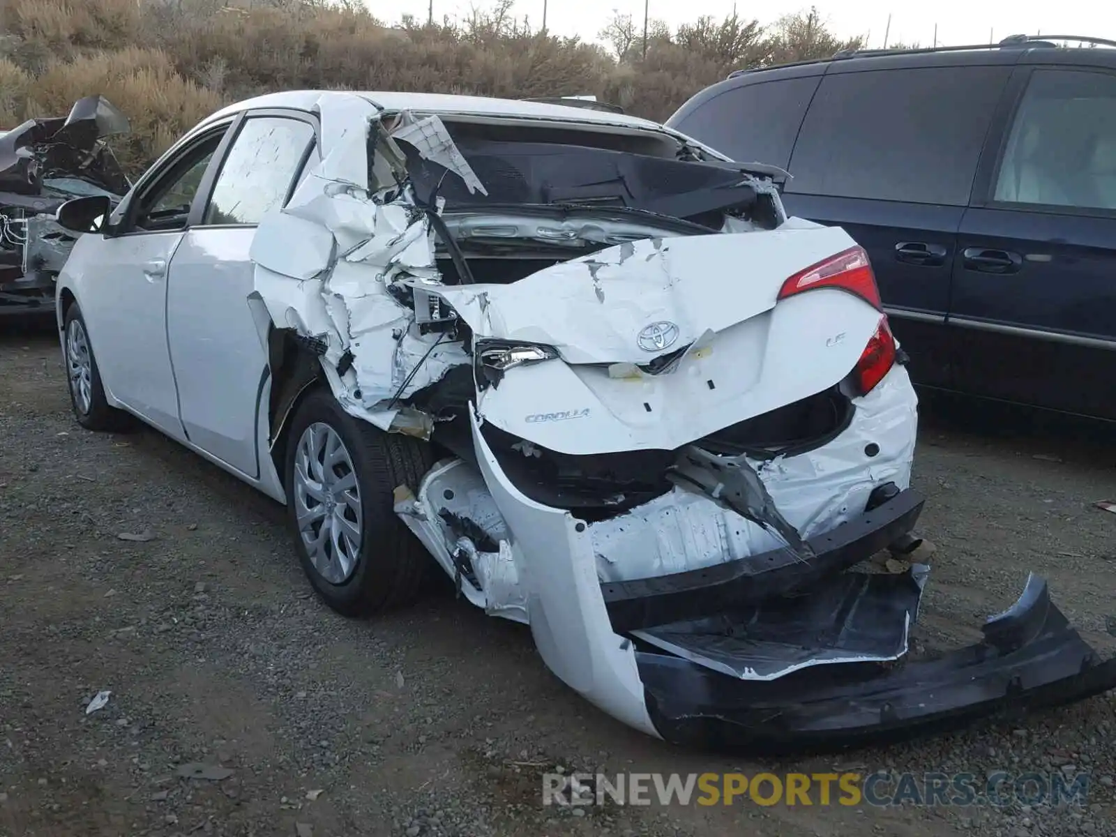 3 Photograph of a damaged car 5YFBURHE3KP885093 TOYOTA COROLLA 2019