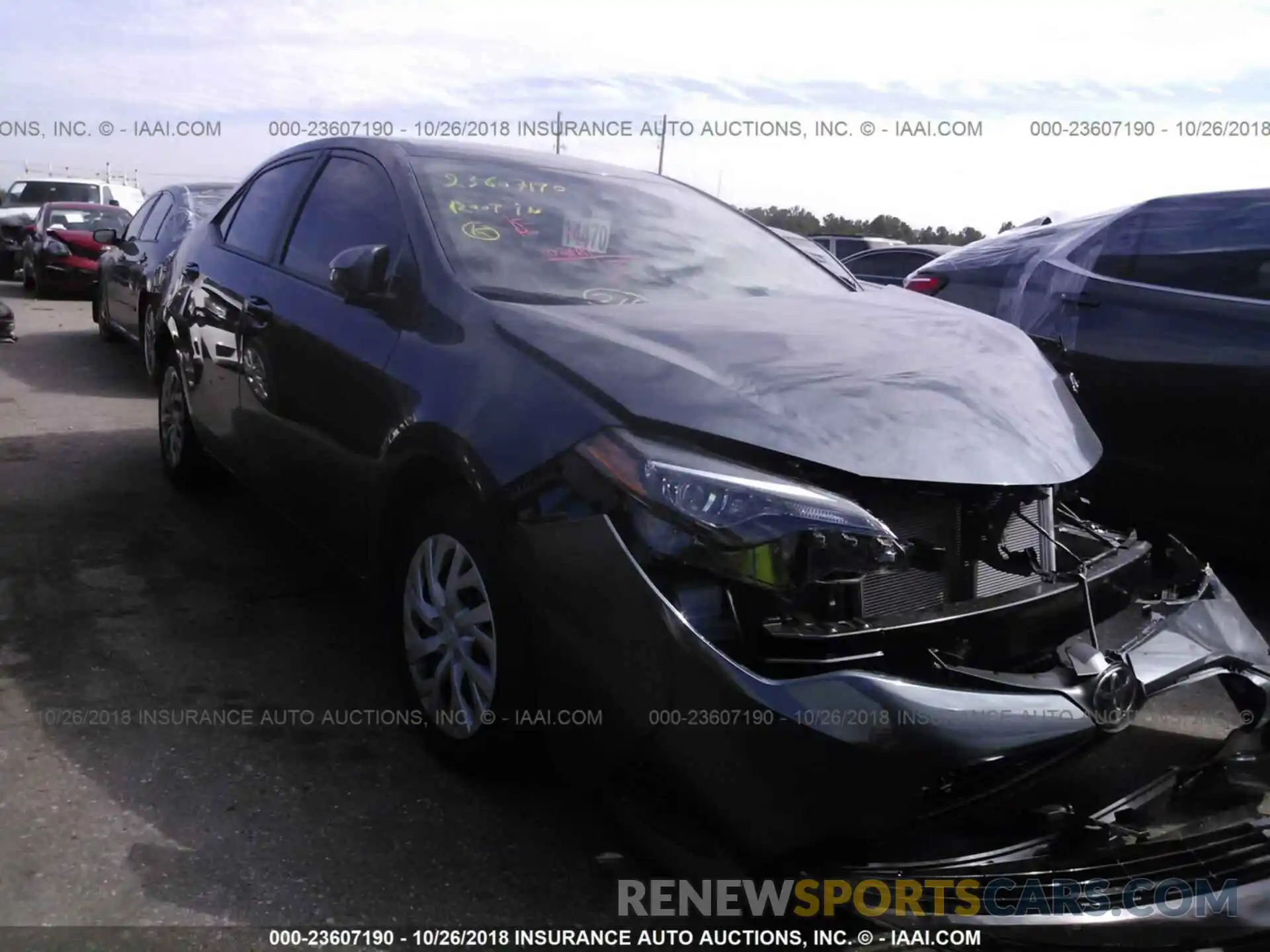 1 Photograph of a damaged car 5YFBURHE3KP885272 TOYOTA COROLLA 2019