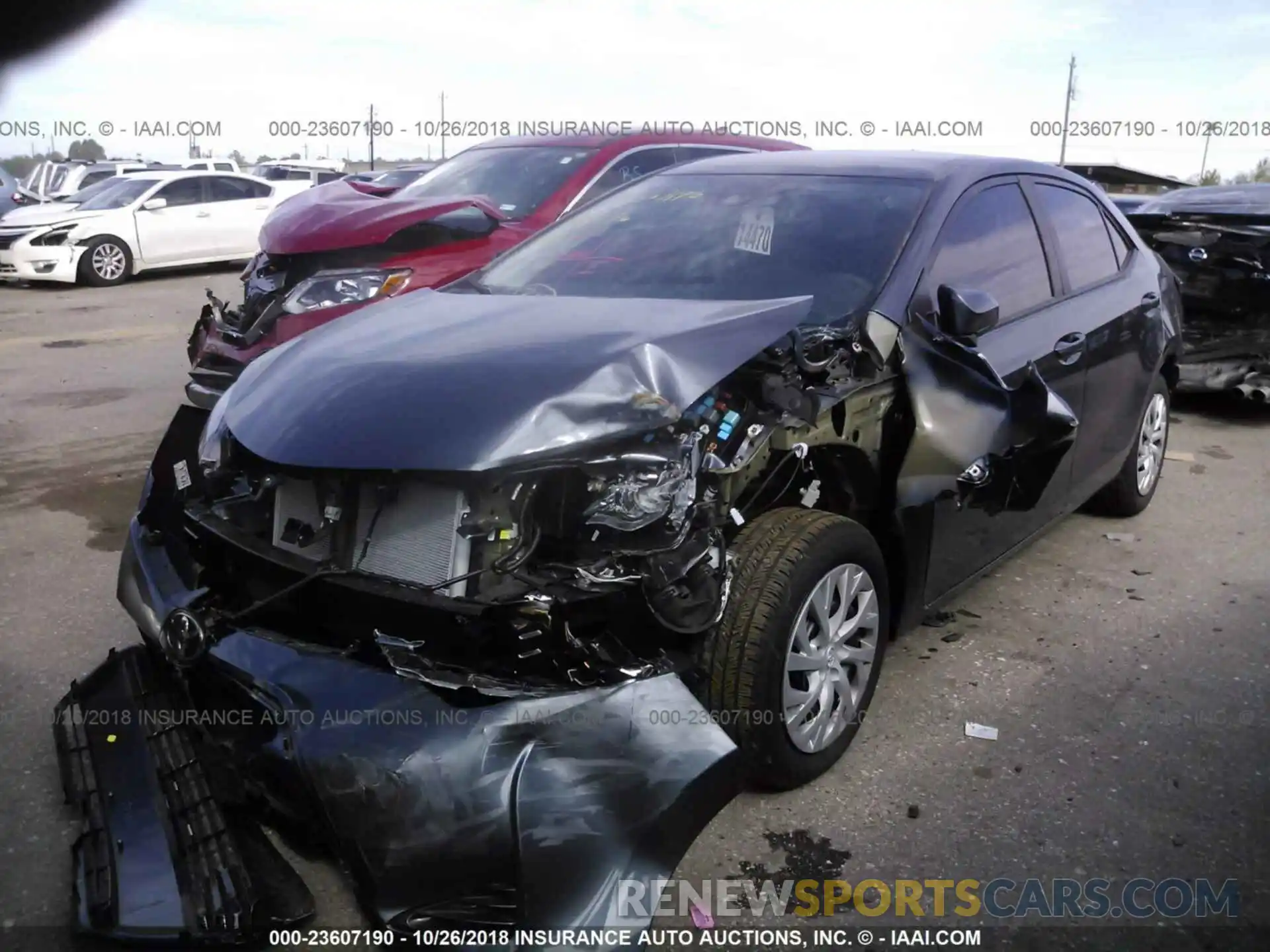 2 Photograph of a damaged car 5YFBURHE3KP885272 TOYOTA COROLLA 2019