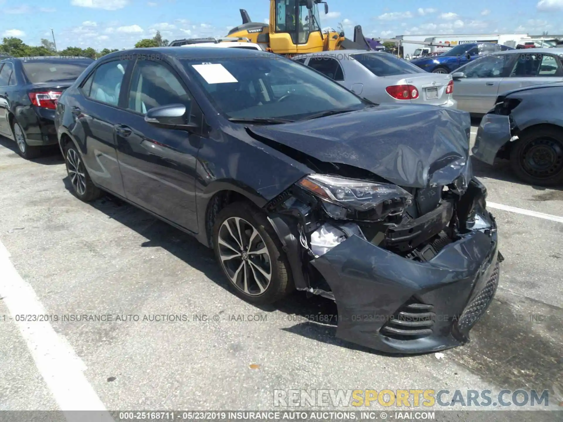 1 Photograph of a damaged car 5YFBURHE3KP885367 TOYOTA COROLLA 2019