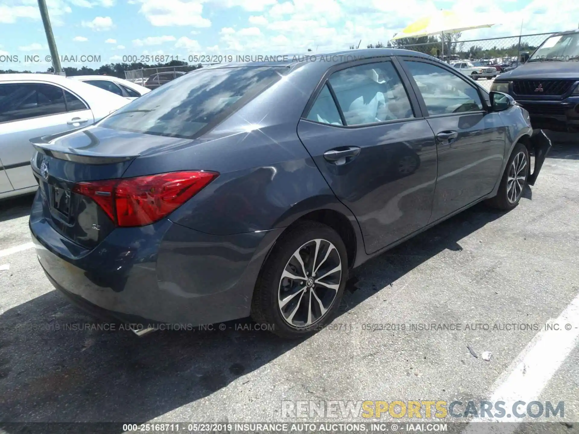 4 Photograph of a damaged car 5YFBURHE3KP885367 TOYOTA COROLLA 2019