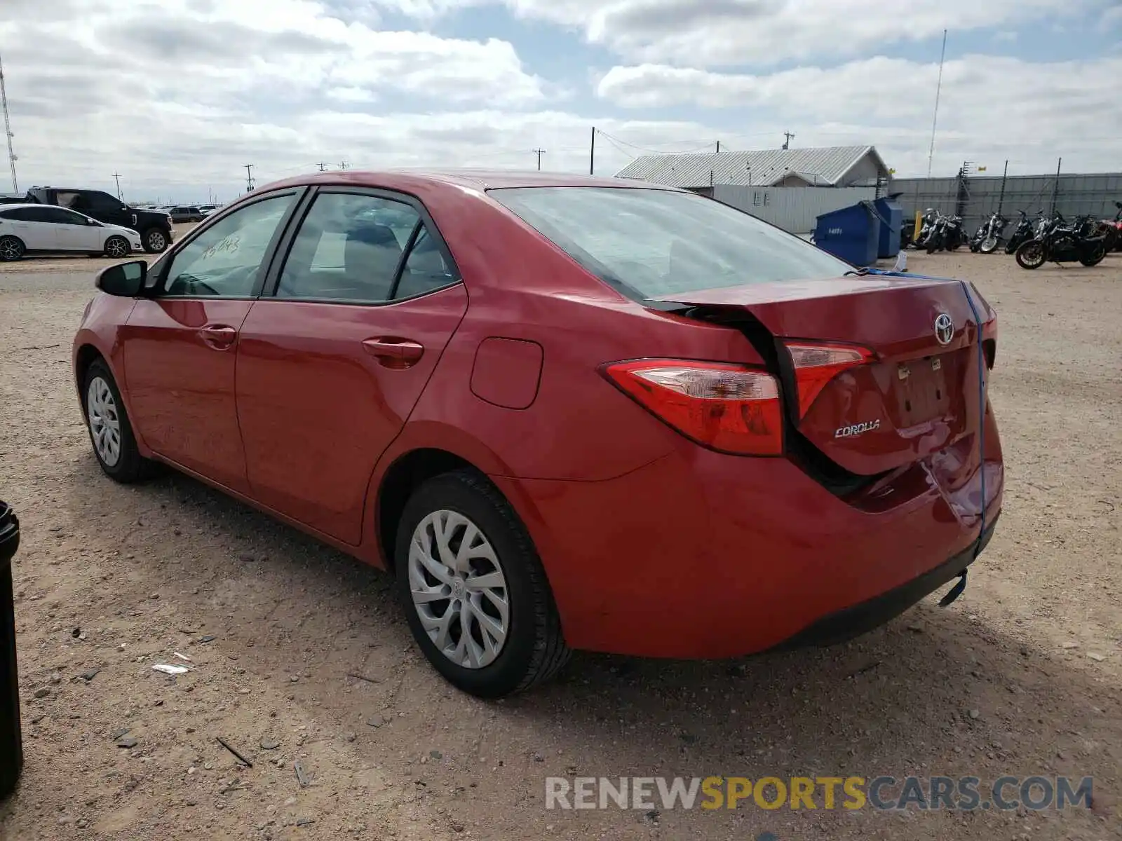 3 Photograph of a damaged car 5YFBURHE3KP885756 TOYOTA COROLLA 2019