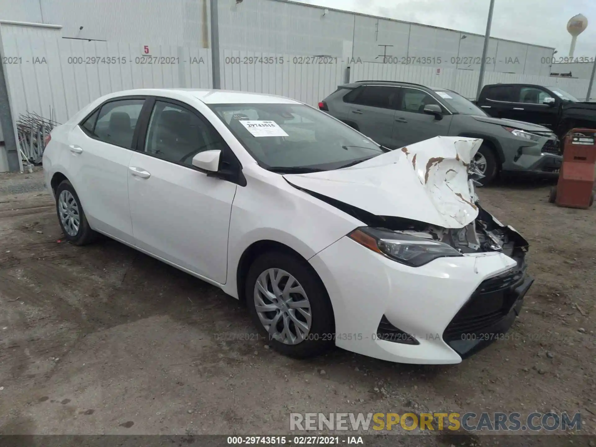 1 Photograph of a damaged car 5YFBURHE3KP885997 TOYOTA COROLLA 2019