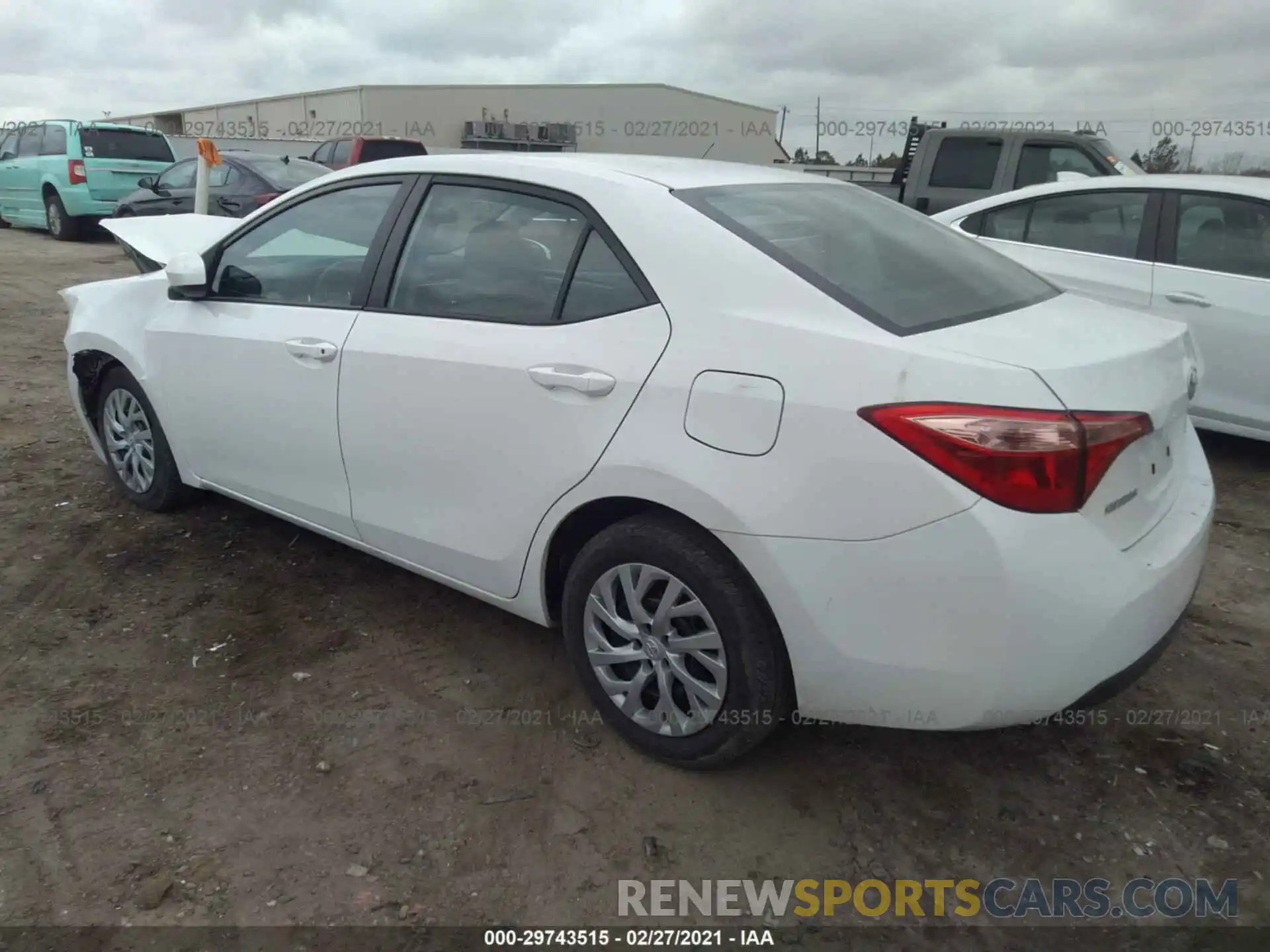 3 Photograph of a damaged car 5YFBURHE3KP885997 TOYOTA COROLLA 2019