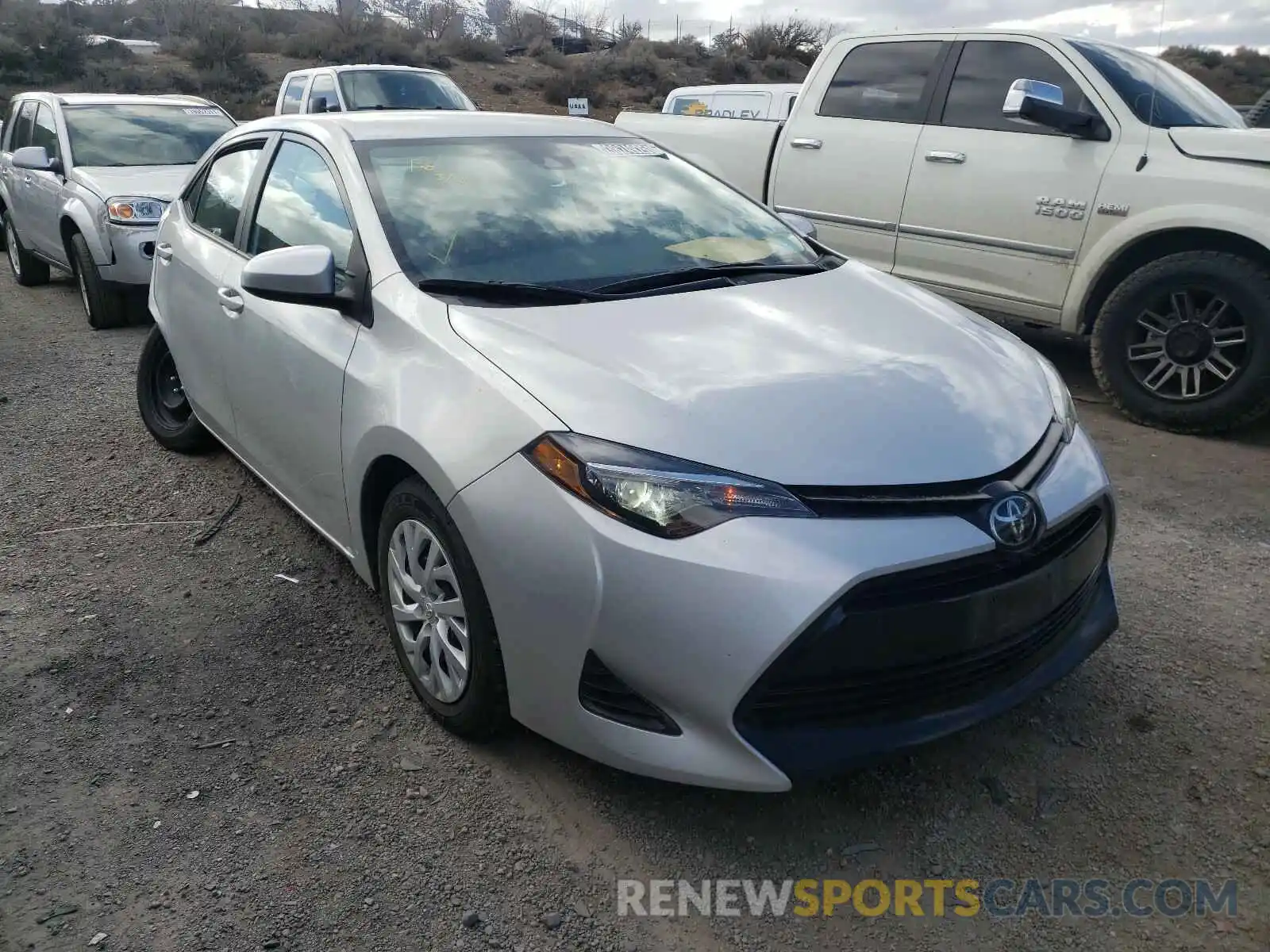 1 Photograph of a damaged car 5YFBURHE3KP886115 TOYOTA COROLLA 2019