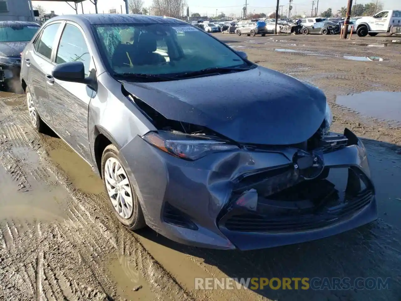 1 Photograph of a damaged car 5YFBURHE3KP886275 TOYOTA COROLLA 2019