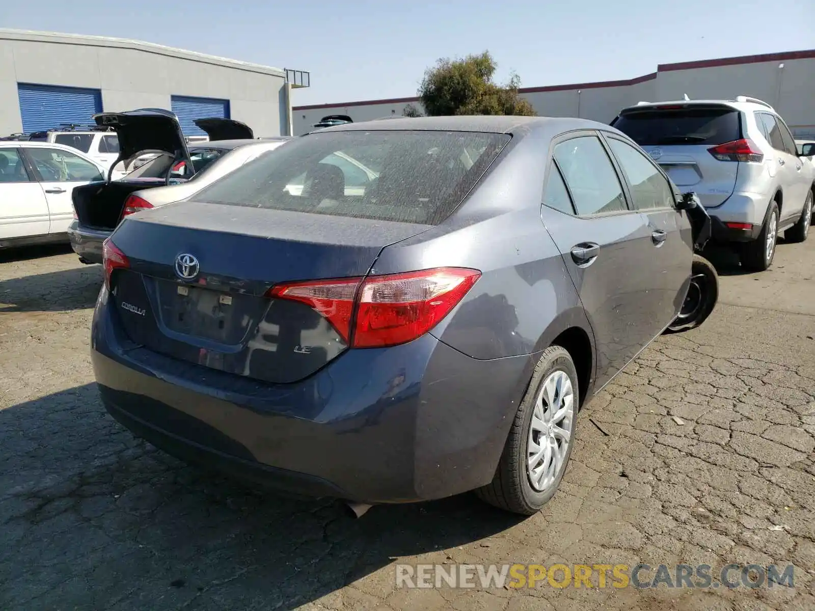 4 Photograph of a damaged car 5YFBURHE3KP886664 TOYOTA COROLLA 2019