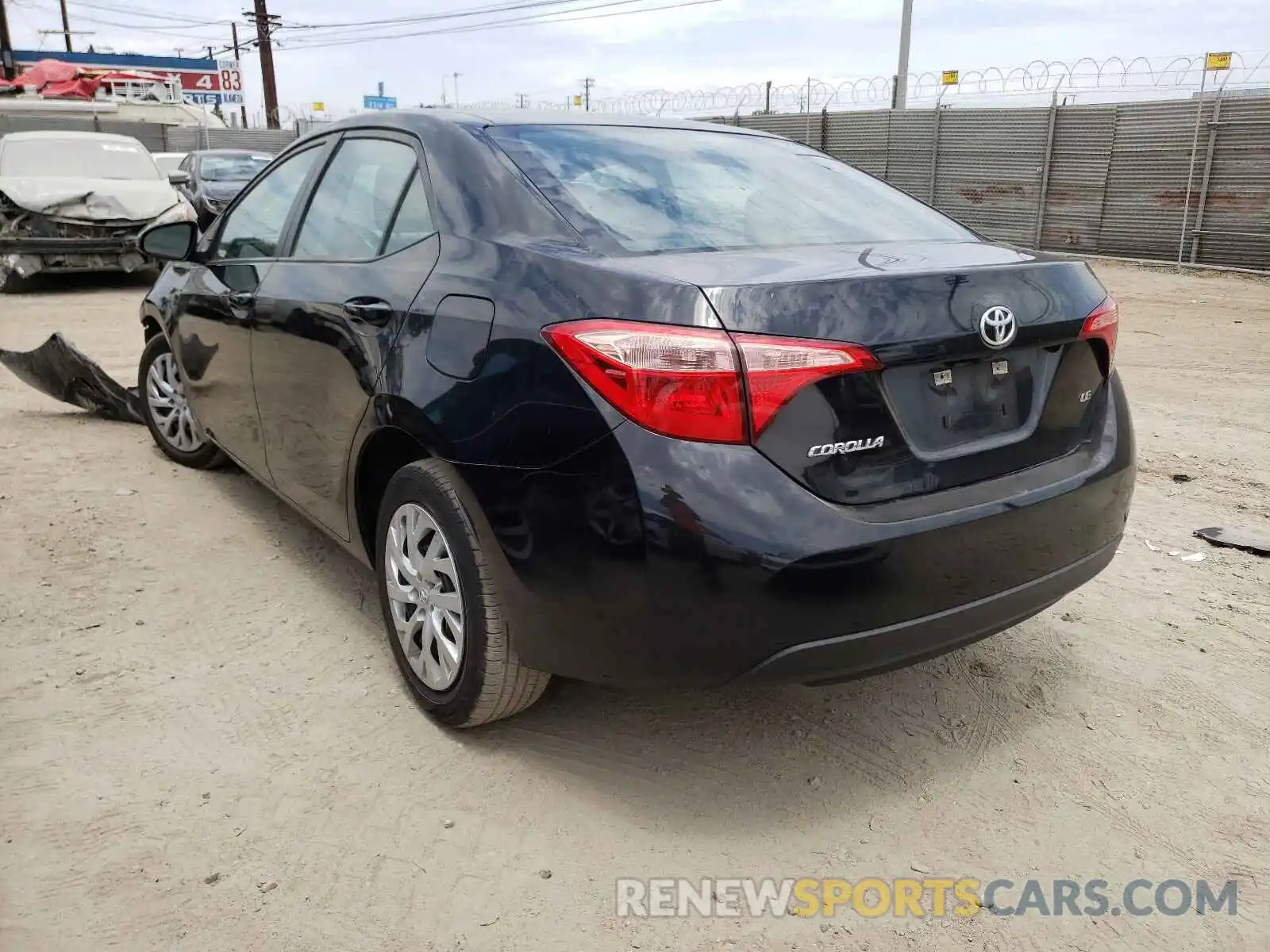 3 Photograph of a damaged car 5YFBURHE3KP887331 TOYOTA COROLLA 2019