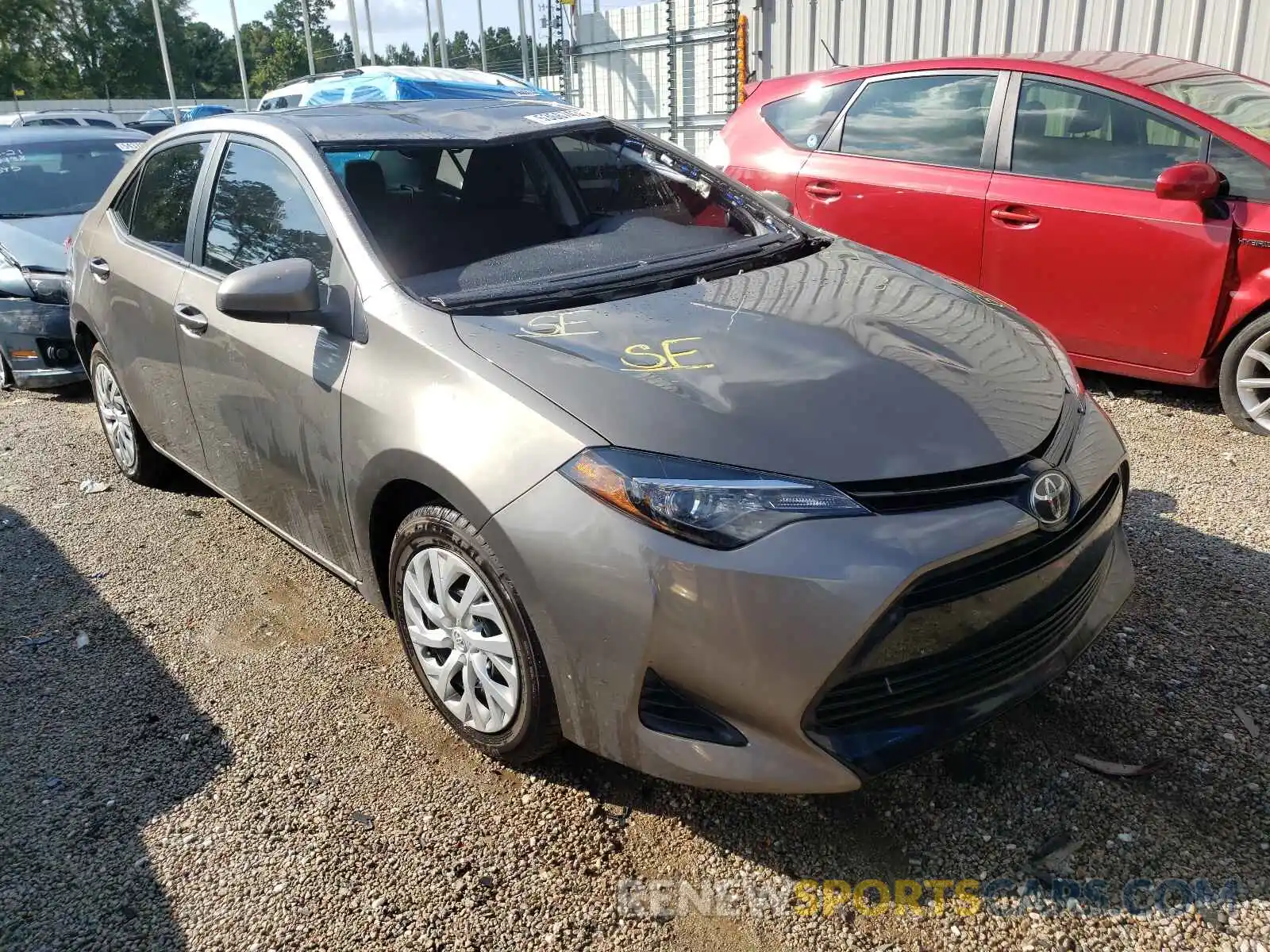 1 Photograph of a damaged car 5YFBURHE3KP887345 TOYOTA COROLLA 2019