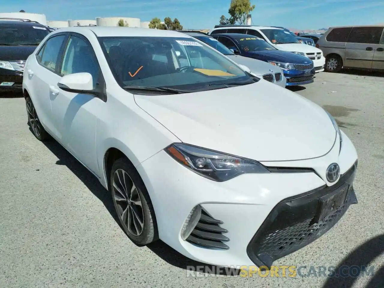 1 Photograph of a damaged car 5YFBURHE3KP887359 TOYOTA COROLLA 2019