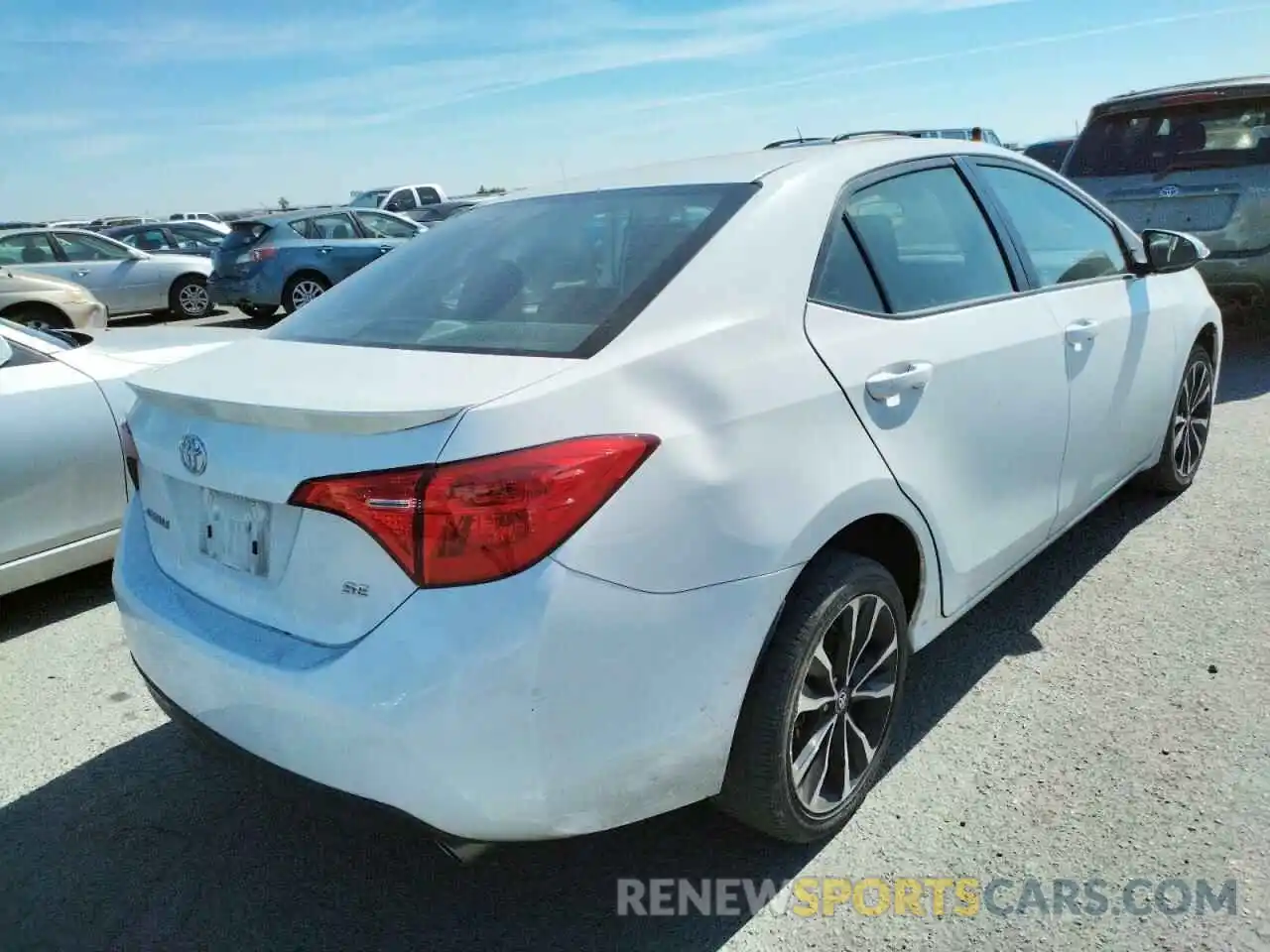 4 Photograph of a damaged car 5YFBURHE3KP887359 TOYOTA COROLLA 2019