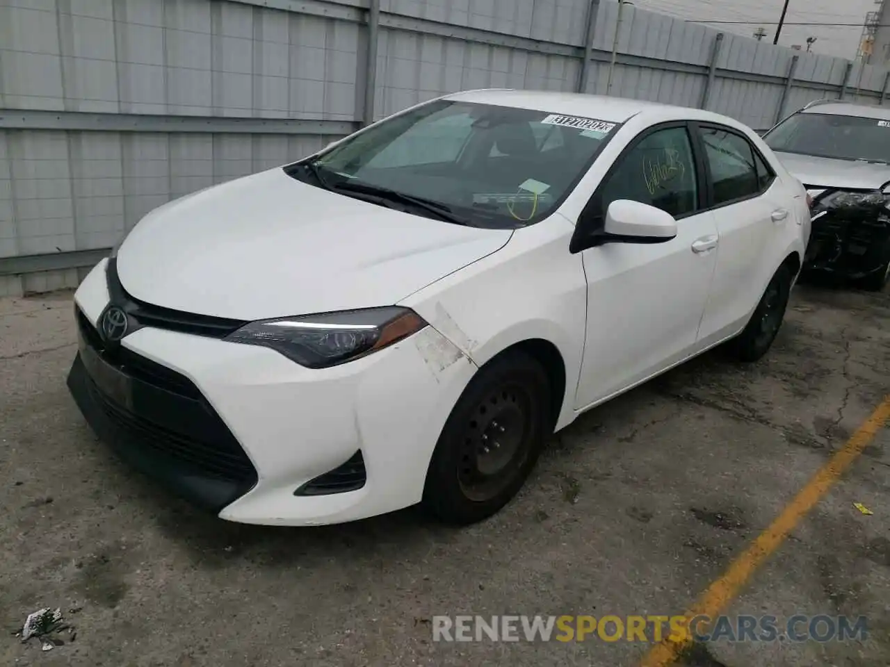 2 Photograph of a damaged car 5YFBURHE3KP887426 TOYOTA COROLLA 2019