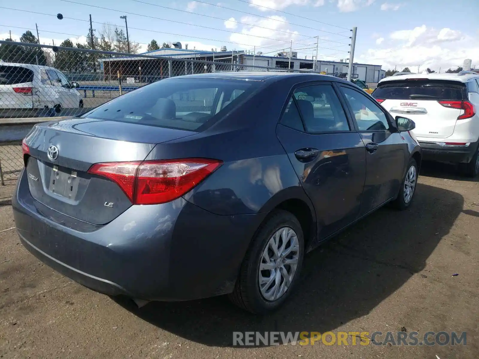 4 Photograph of a damaged car 5YFBURHE3KP887443 TOYOTA COROLLA 2019