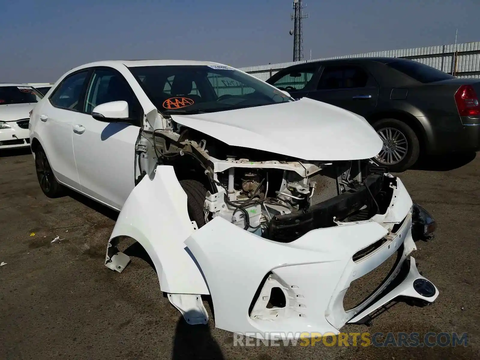 1 Photograph of a damaged car 5YFBURHE3KP888107 TOYOTA COROLLA 2019