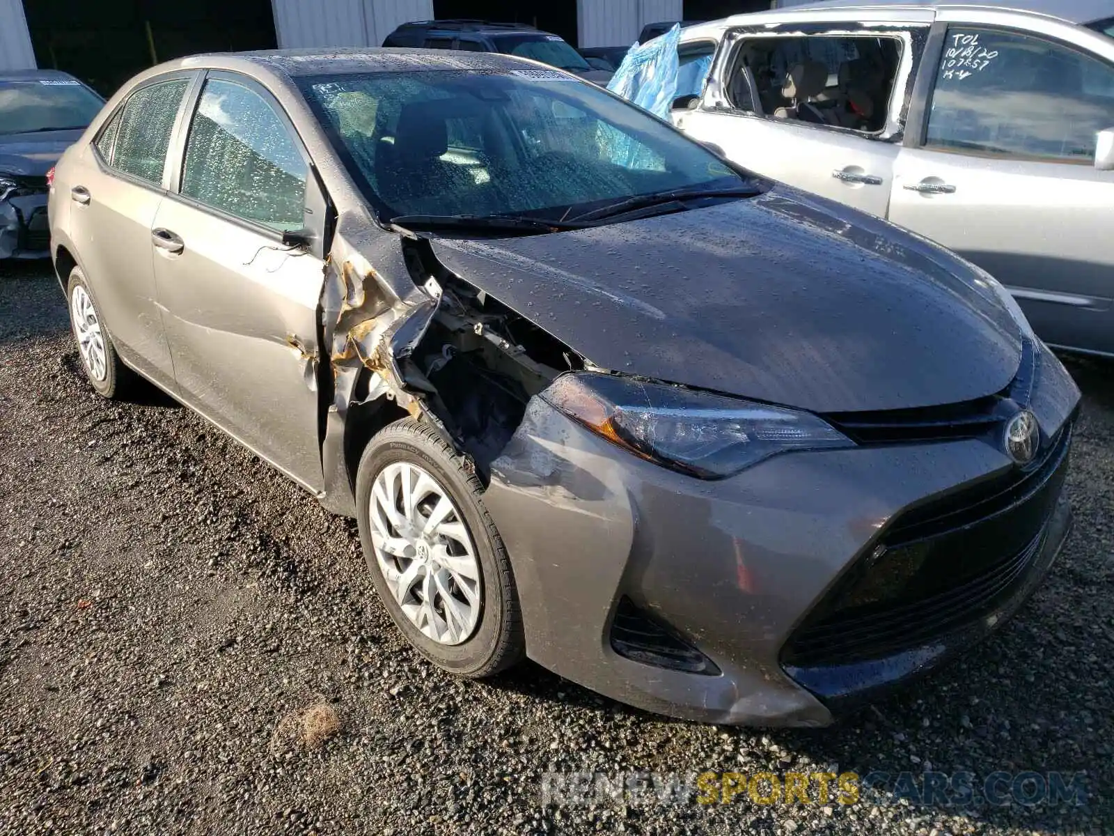 1 Photograph of a damaged car 5YFBURHE3KP888253 TOYOTA COROLLA 2019