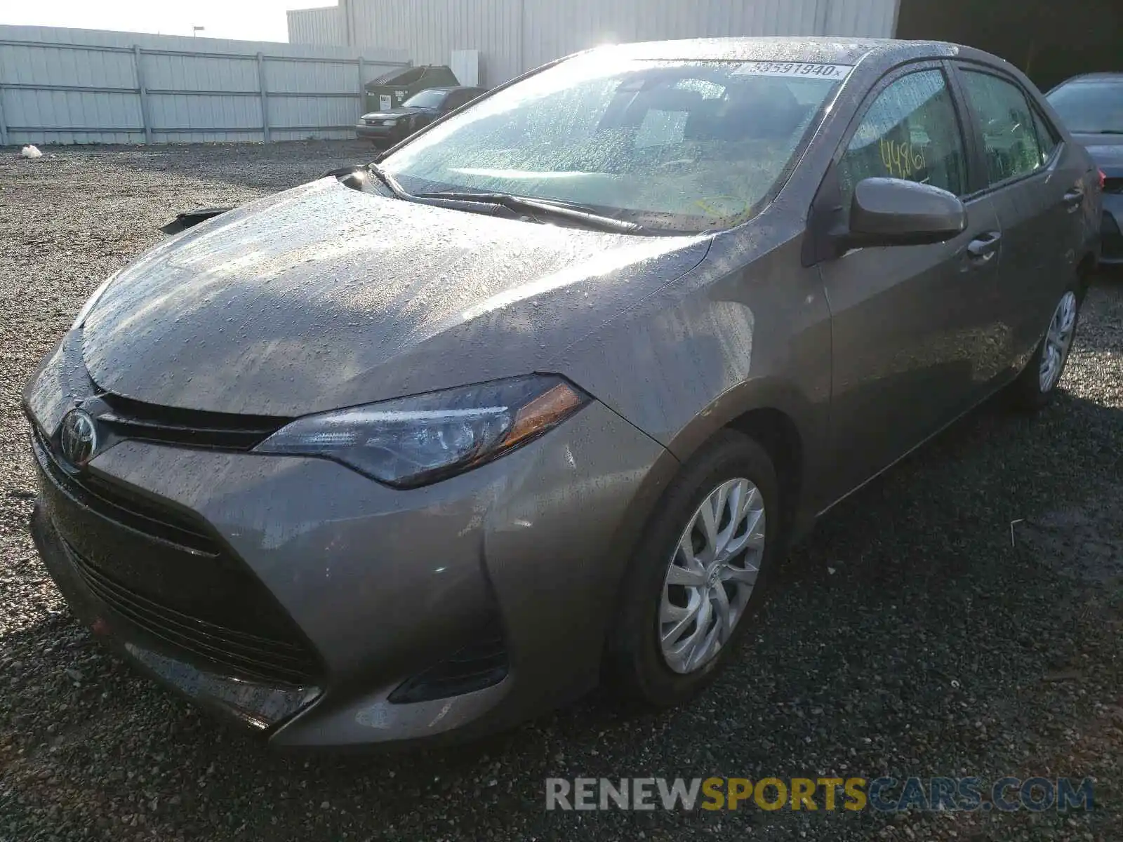 2 Photograph of a damaged car 5YFBURHE3KP888253 TOYOTA COROLLA 2019