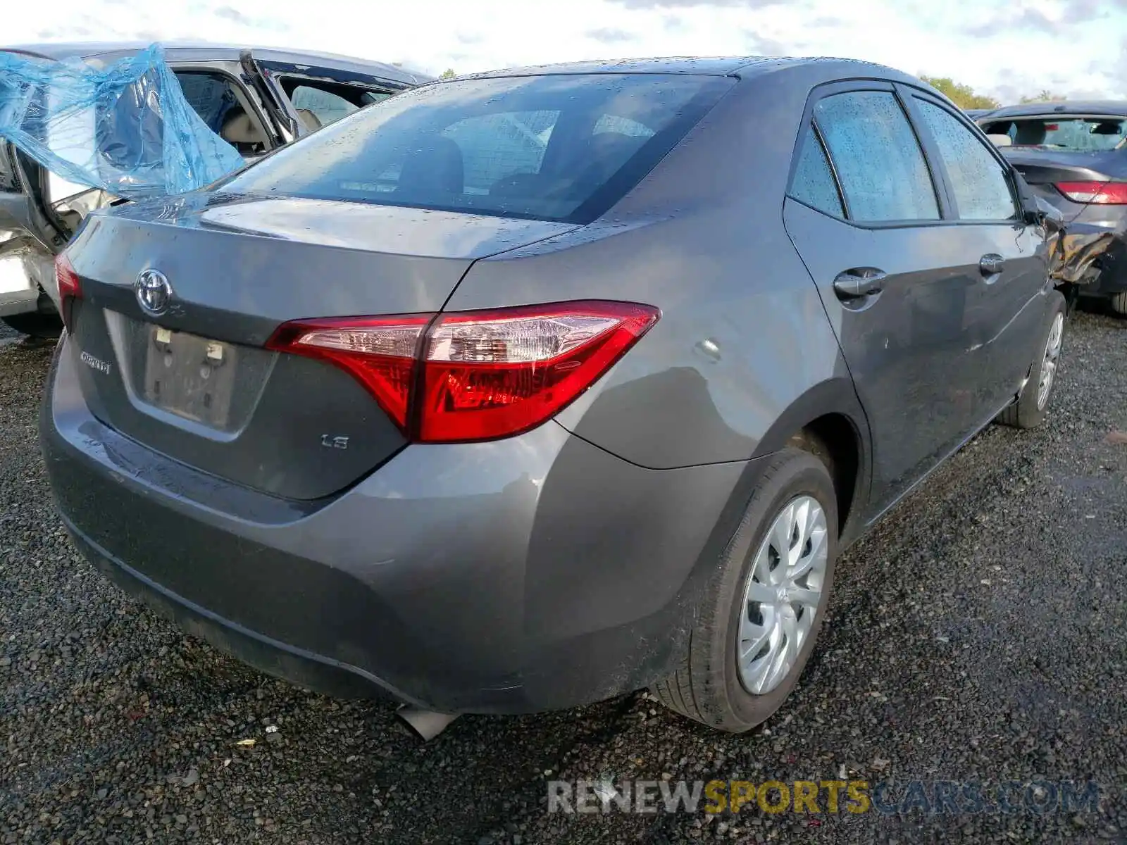 4 Photograph of a damaged car 5YFBURHE3KP888253 TOYOTA COROLLA 2019