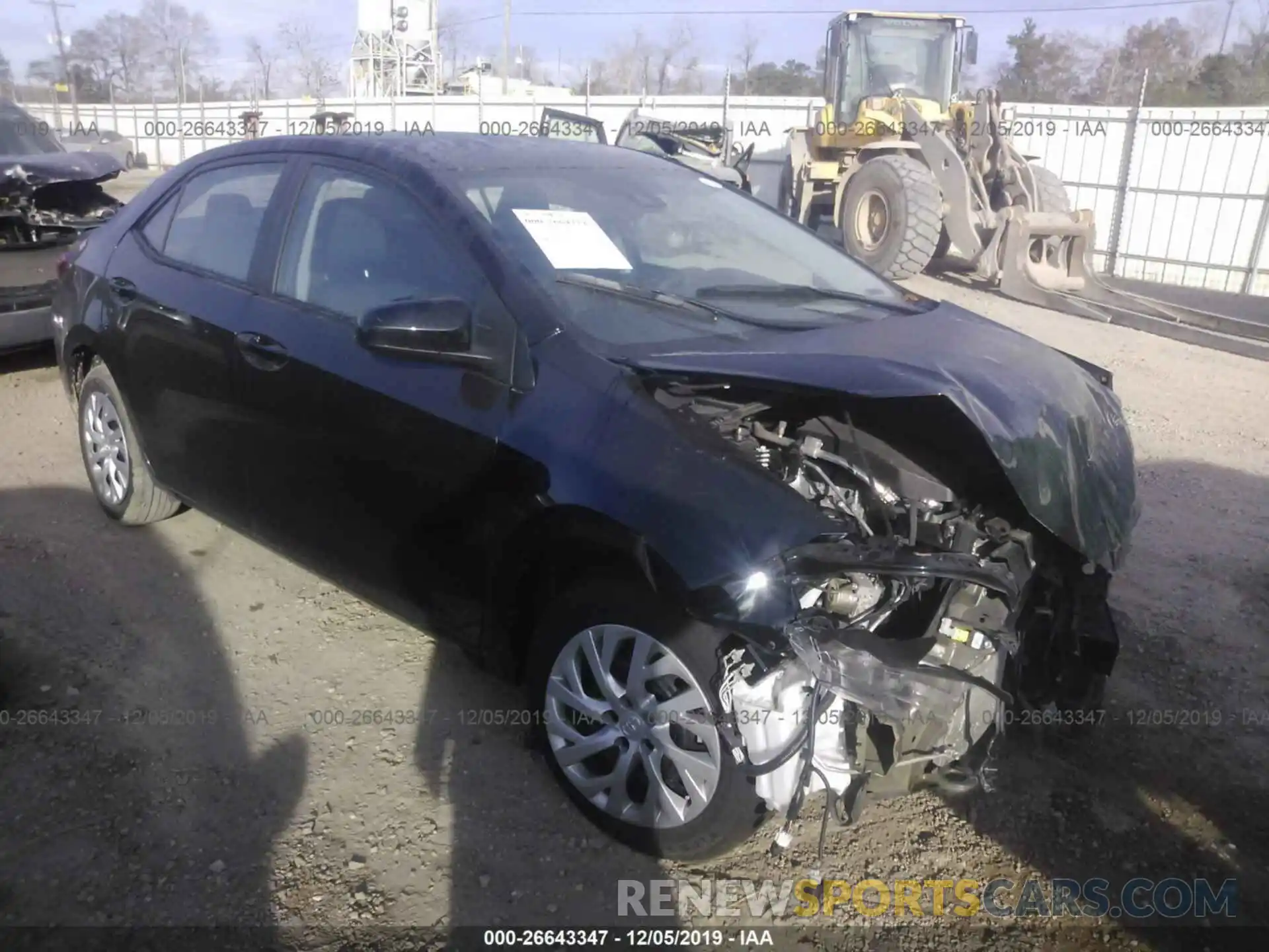 1 Photograph of a damaged car 5YFBURHE3KP888298 TOYOTA COROLLA 2019