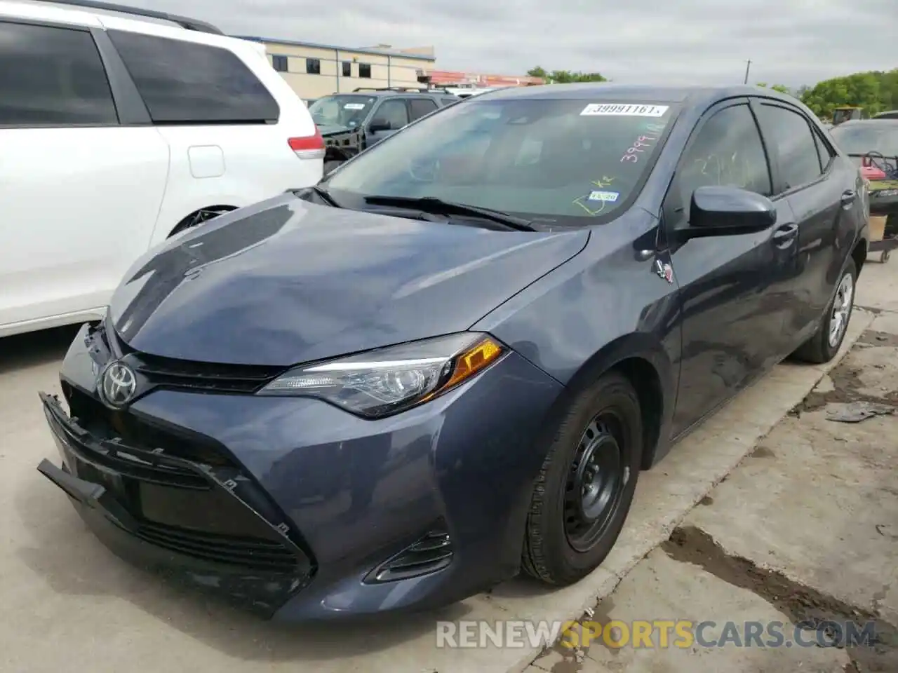 2 Photograph of a damaged car 5YFBURHE3KP888589 TOYOTA COROLLA 2019