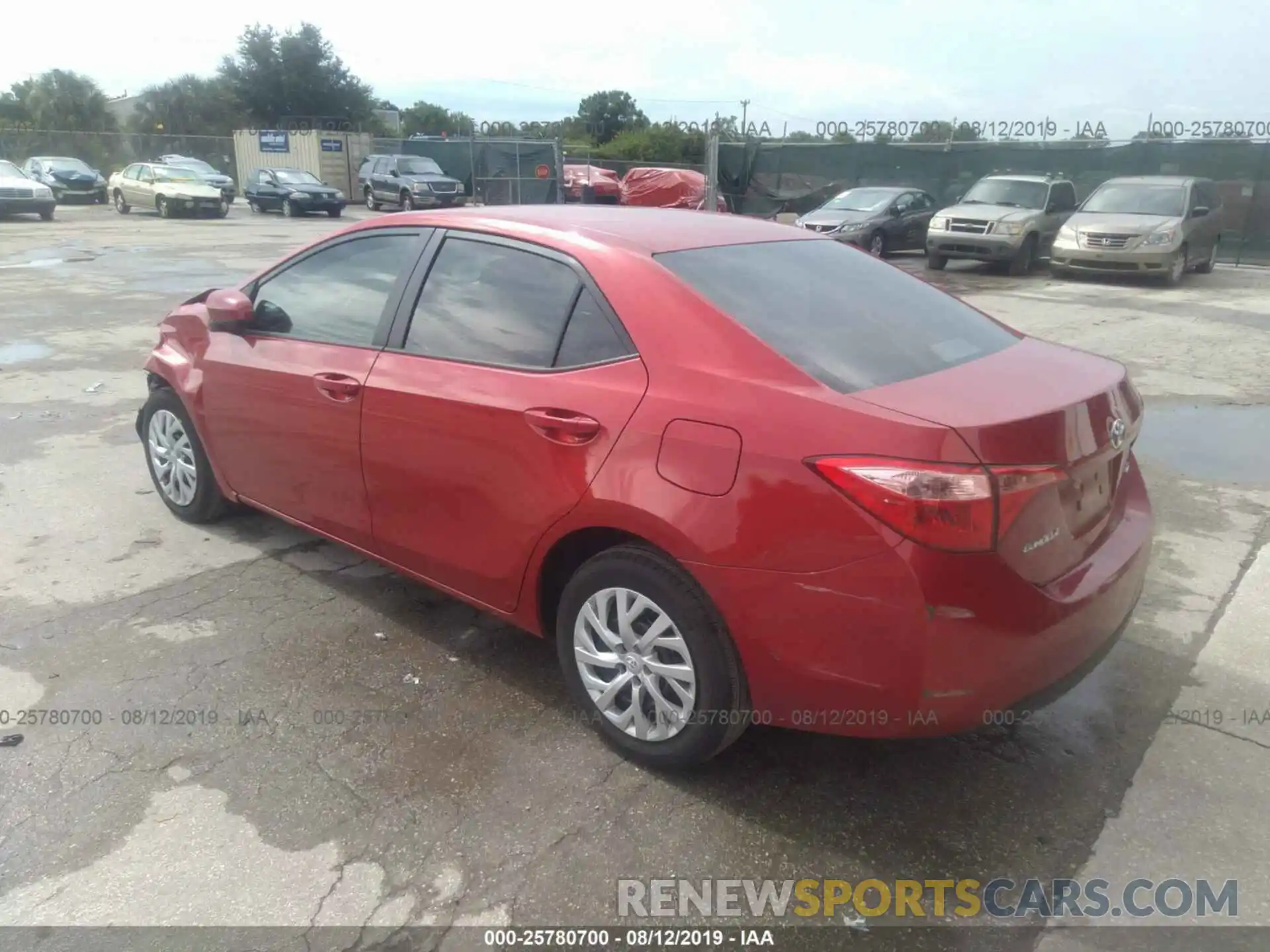 3 Photograph of a damaged car 5YFBURHE3KP888608 TOYOTA COROLLA 2019