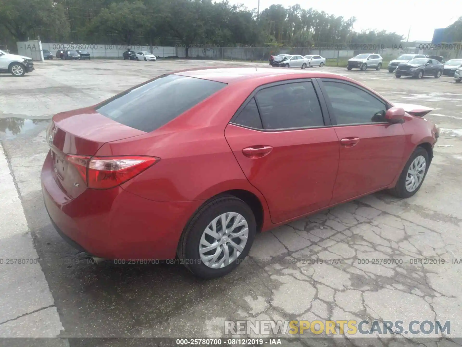 4 Photograph of a damaged car 5YFBURHE3KP888608 TOYOTA COROLLA 2019