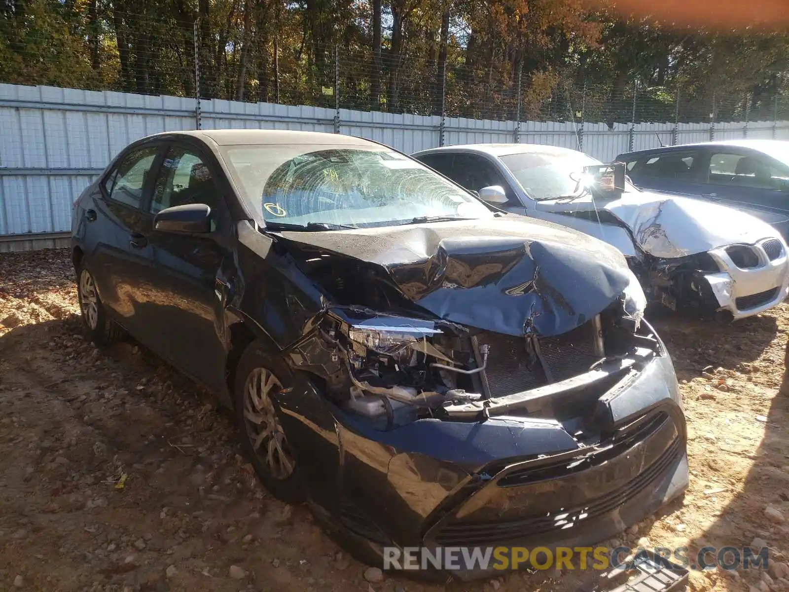 1 Photograph of a damaged car 5YFBURHE3KP888690 TOYOTA COROLLA 2019