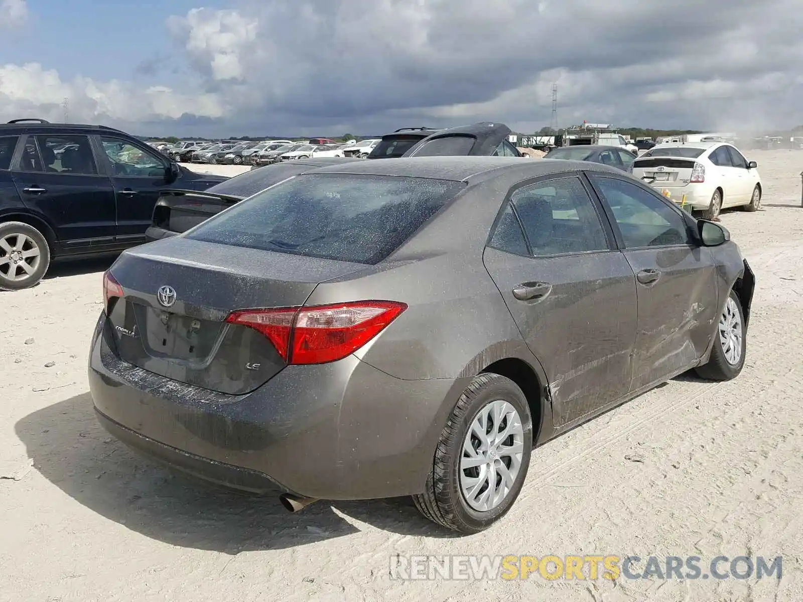 4 Photograph of a damaged car 5YFBURHE3KP888818 TOYOTA COROLLA 2019