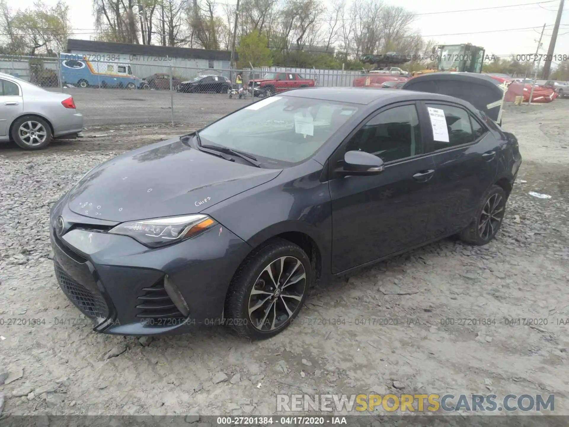 2 Photograph of a damaged car 5YFBURHE3KP888978 TOYOTA COROLLA 2019