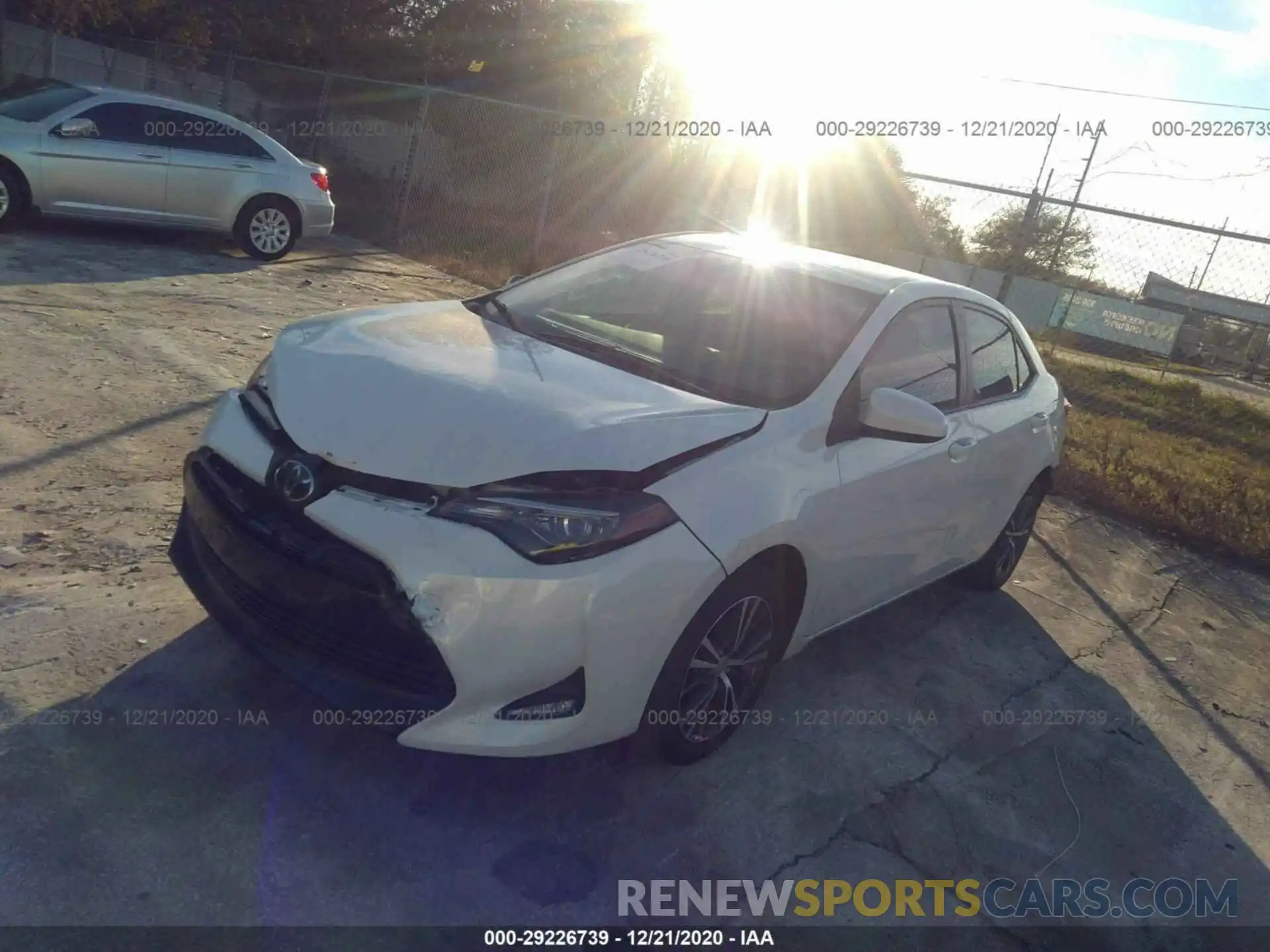 2 Photograph of a damaged car 5YFBURHE3KP889516 TOYOTA COROLLA 2019