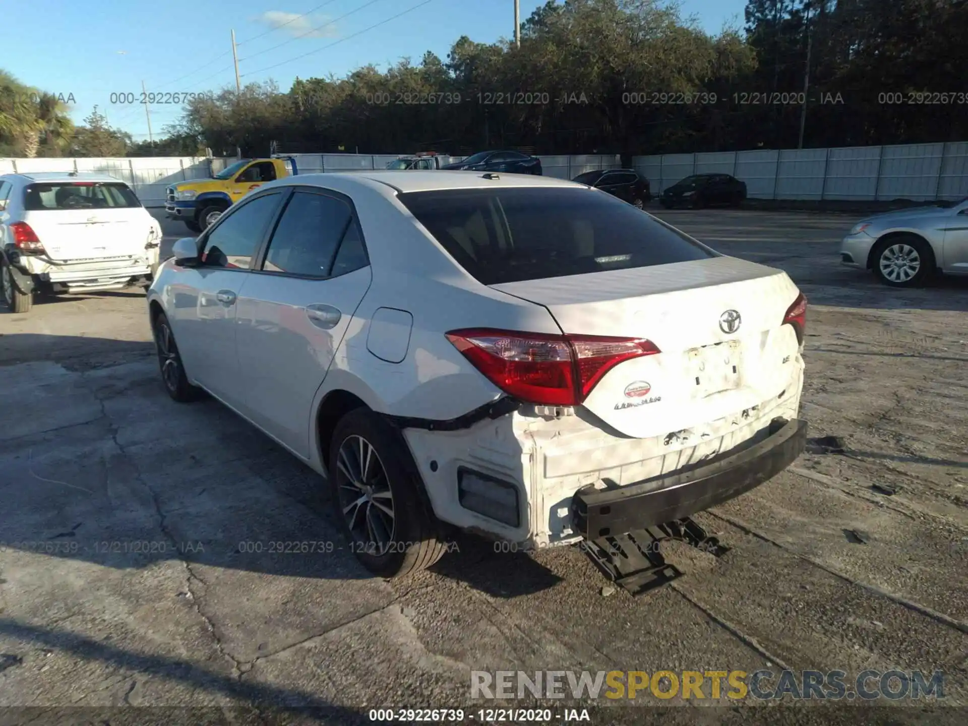 3 Photograph of a damaged car 5YFBURHE3KP889516 TOYOTA COROLLA 2019