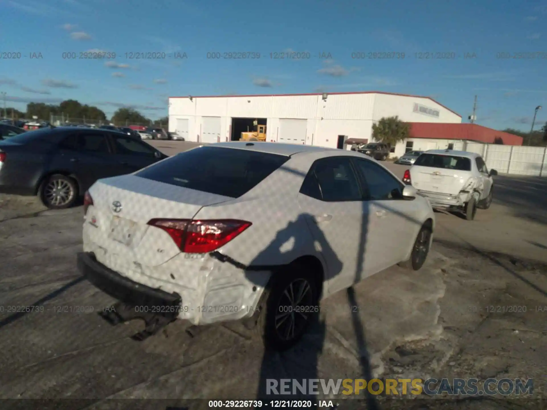 4 Photograph of a damaged car 5YFBURHE3KP889516 TOYOTA COROLLA 2019