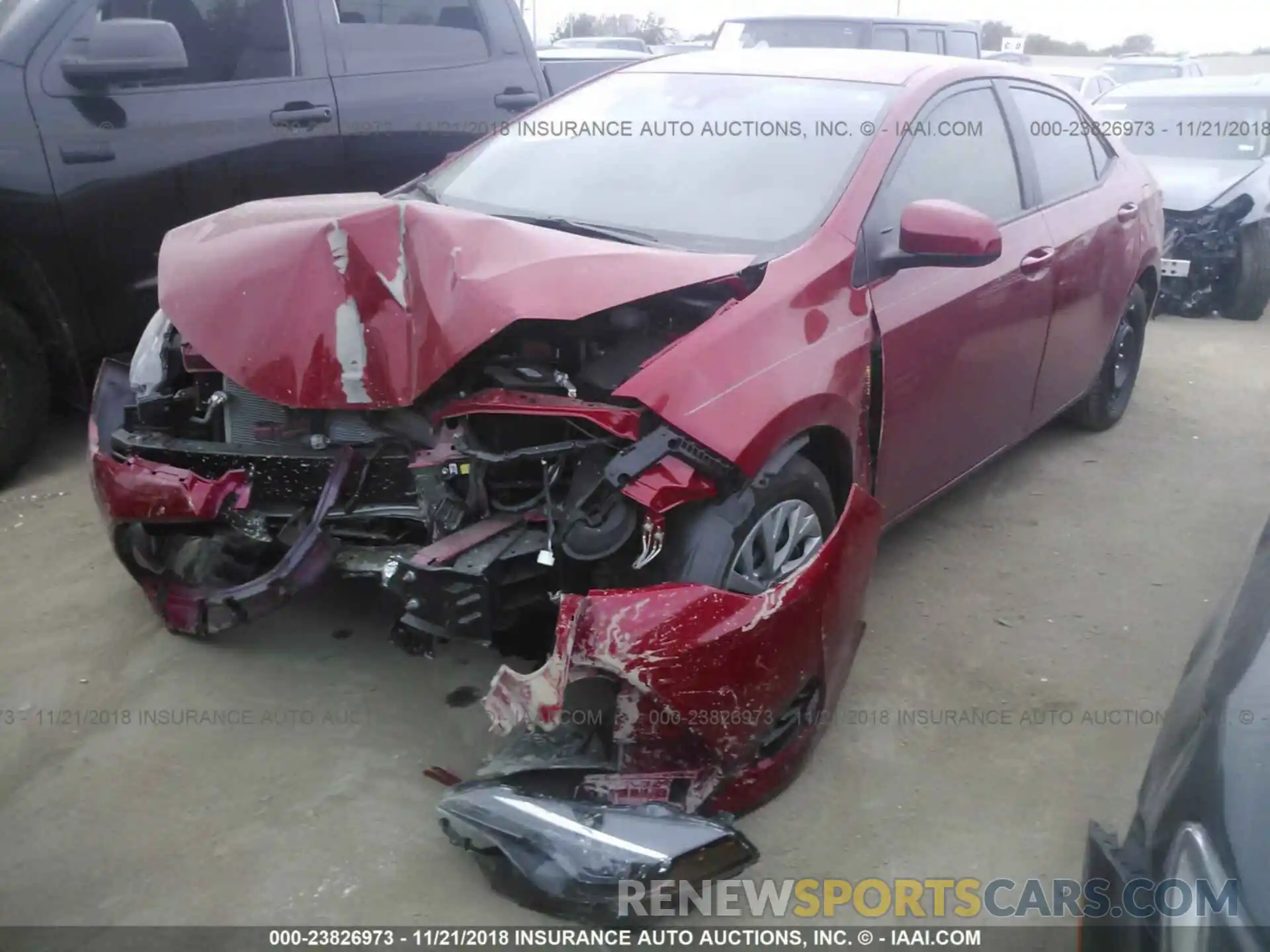 2 Photograph of a damaged car 5YFBURHE3KP889578 TOYOTA COROLLA 2019