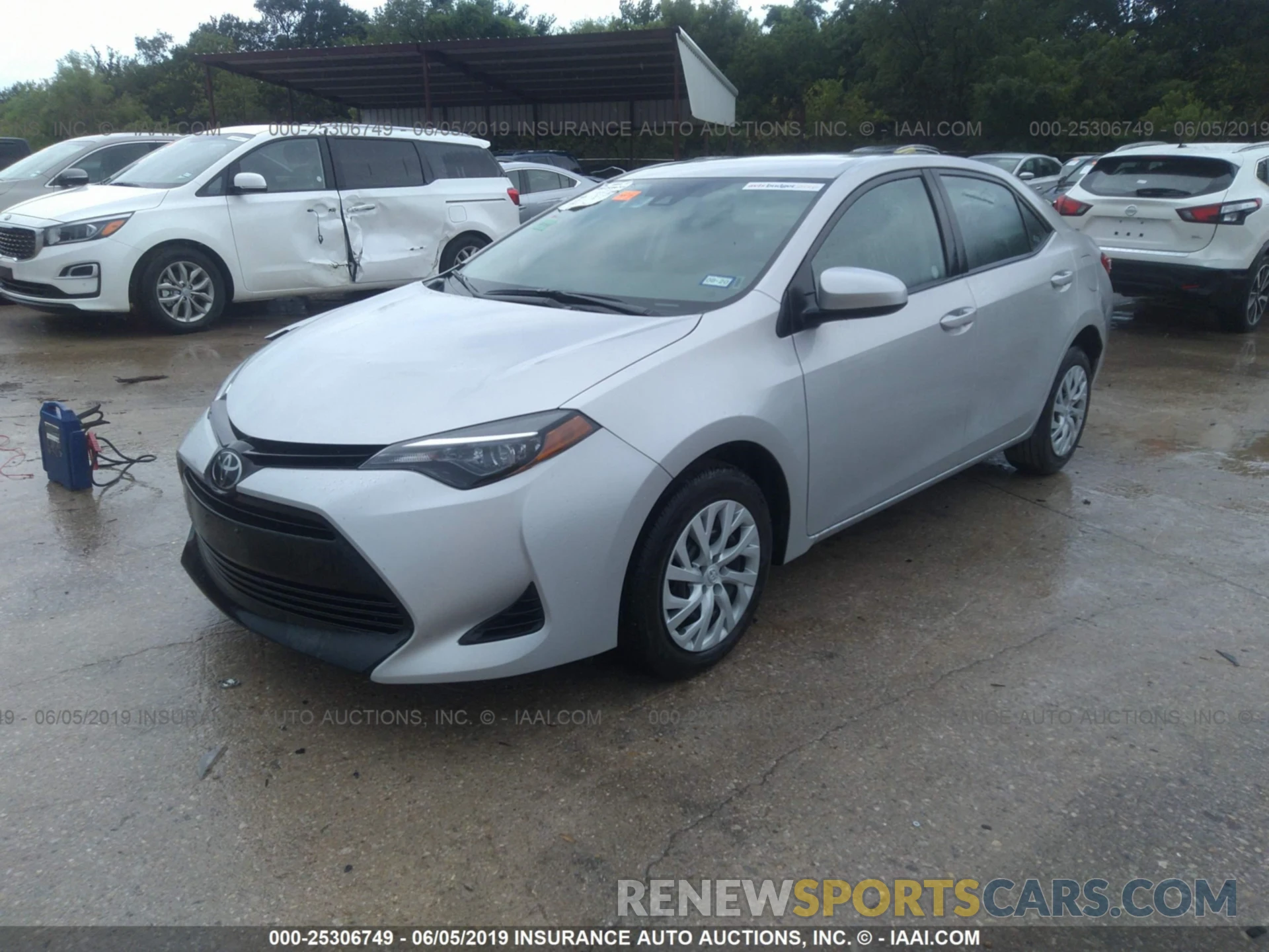 2 Photograph of a damaged car 5YFBURHE3KP889600 TOYOTA COROLLA 2019