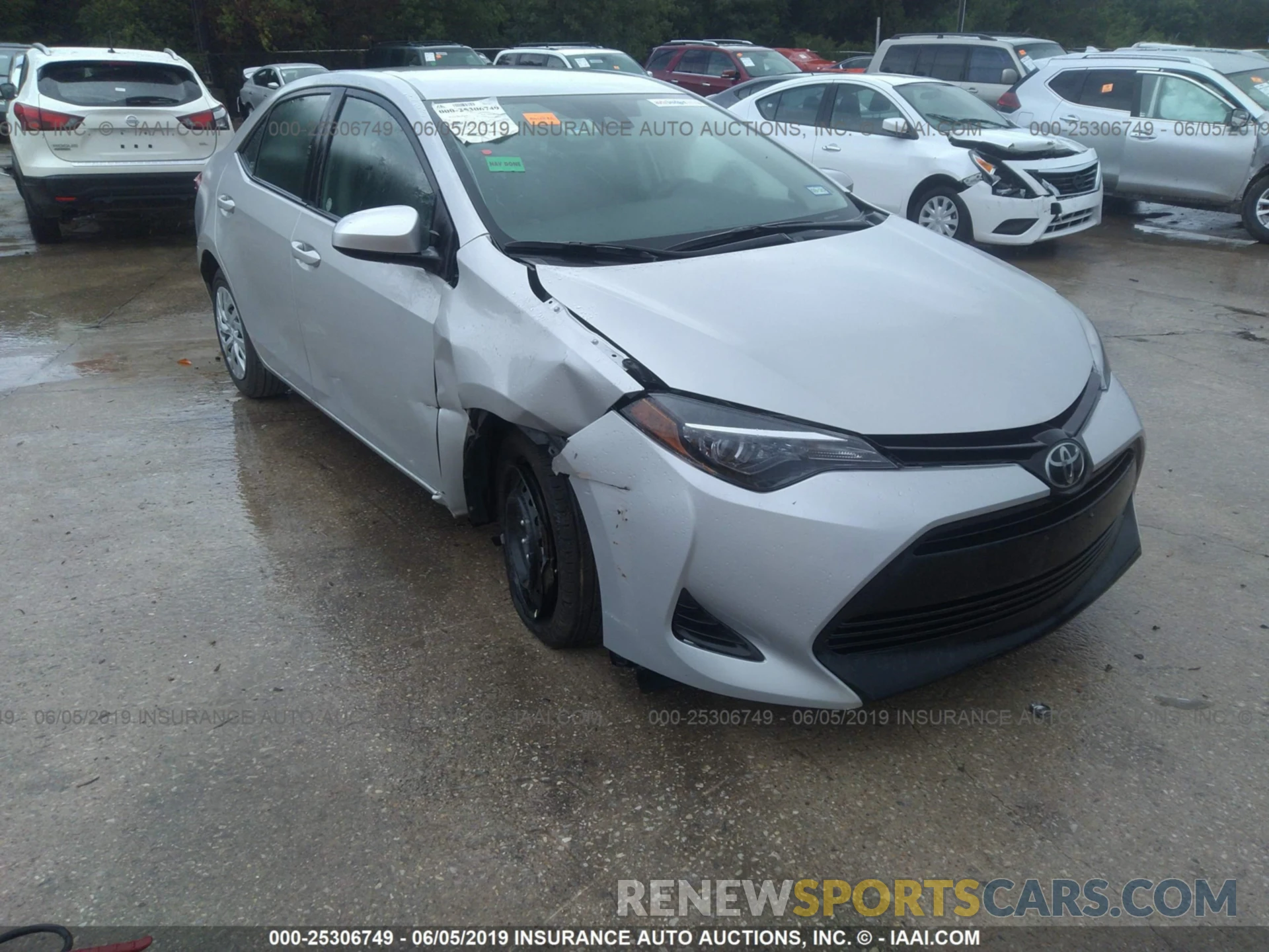 6 Photograph of a damaged car 5YFBURHE3KP889600 TOYOTA COROLLA 2019